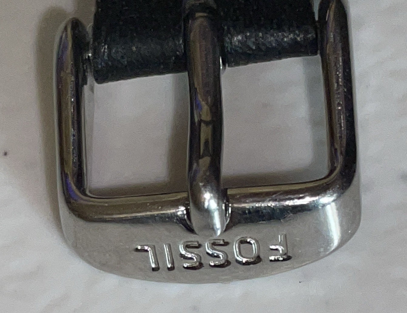 Fossil Tailor ES3953 Quartz Watch Stainless Black Leather Working Sub Dials