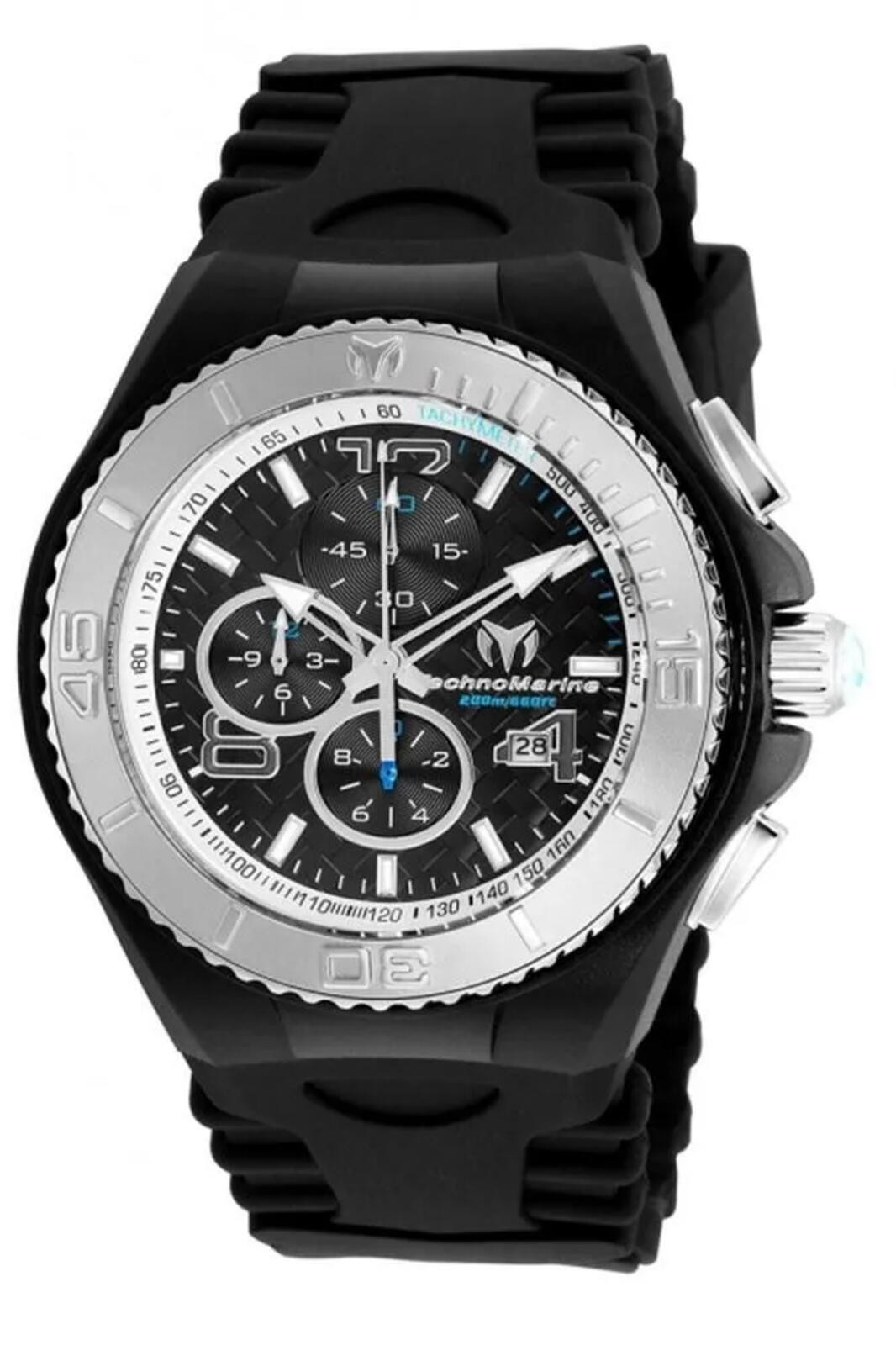 TechnoMarine Cruise JellyFish Men’s Watch – 46mm, Black (TM-115110)