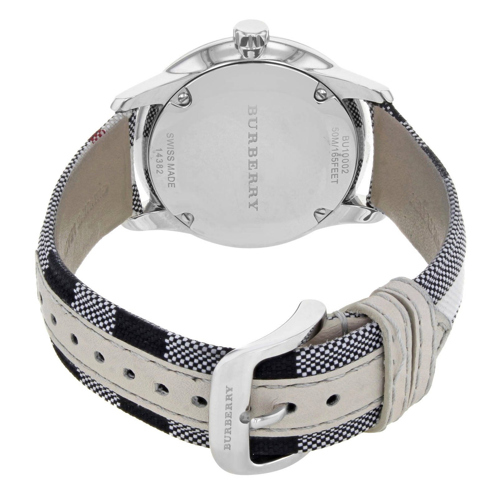 Burberry The Classic Round Silver Dial Steel Quartz Mens Watch BU10002