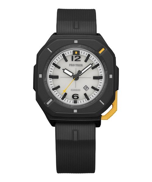 CASIO Pro Trek PRJ-01-1JF Hiker Line Black Yellow Solar Slim Men Watch New