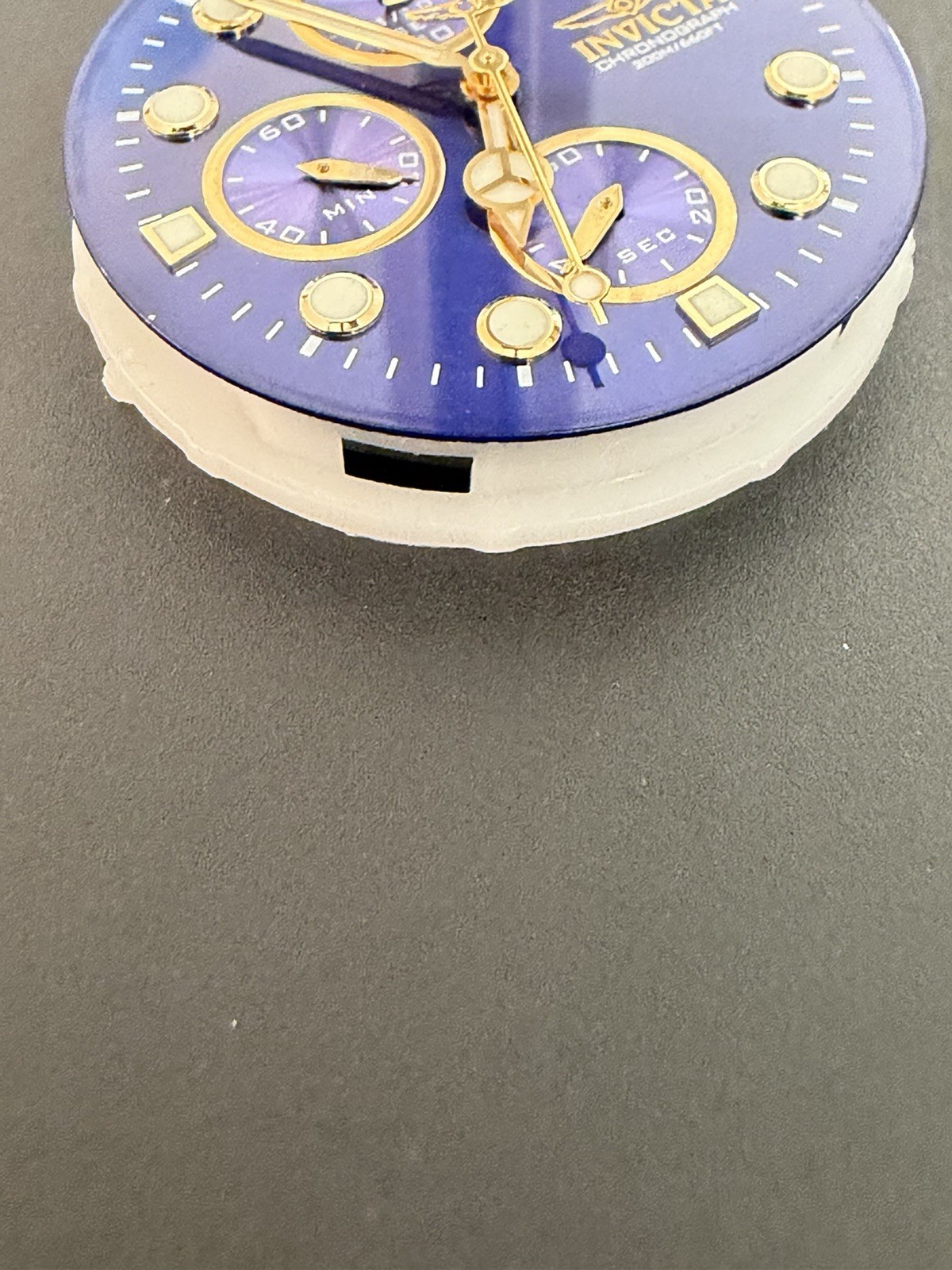 Invicta Pro Diver Chronograph Gold Tone Mens Watch 19157 Working Read Desc.