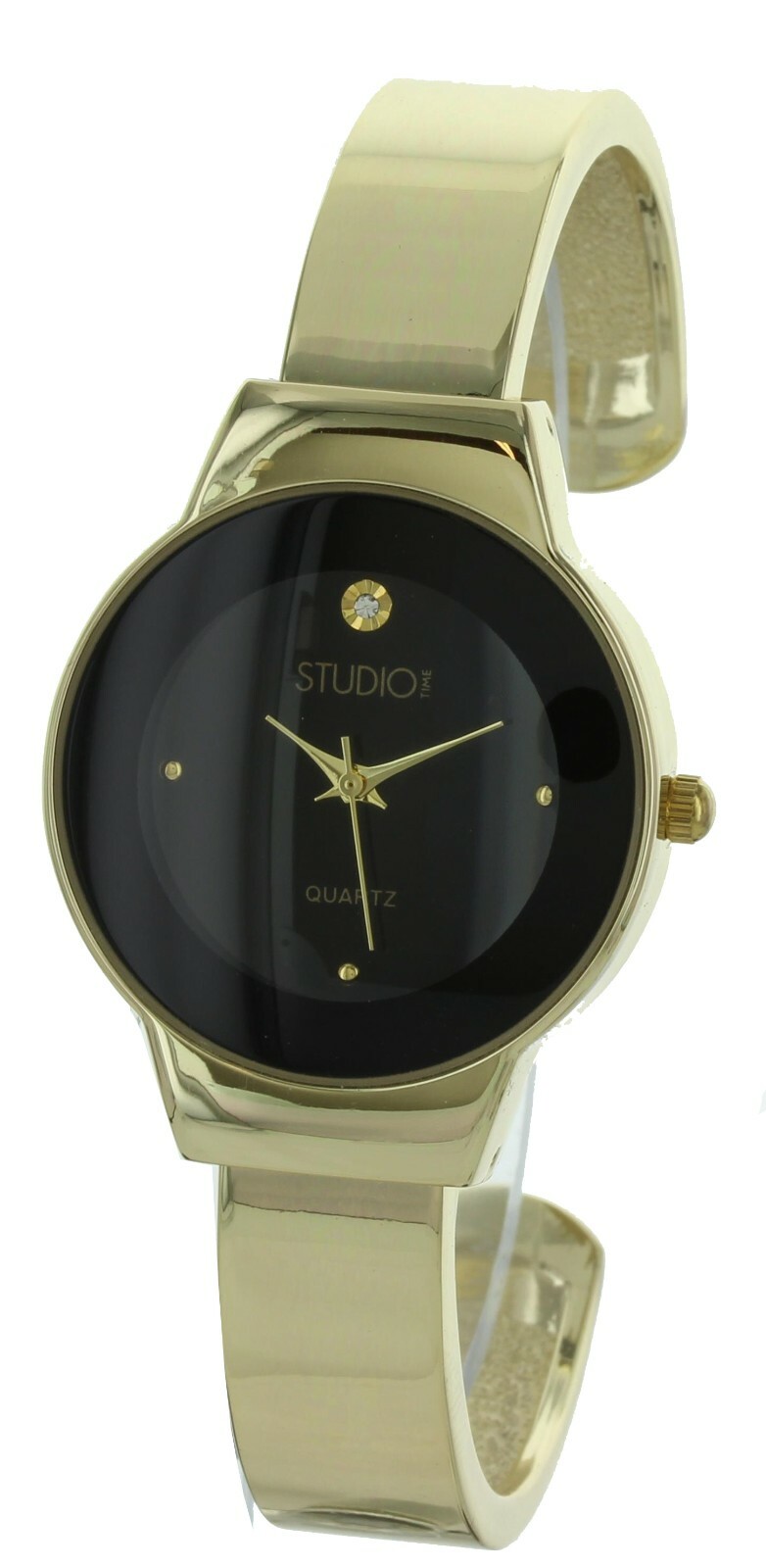 Studio Women’s Quartz Metal bangle Casual Watch gold-Toned STD908T
