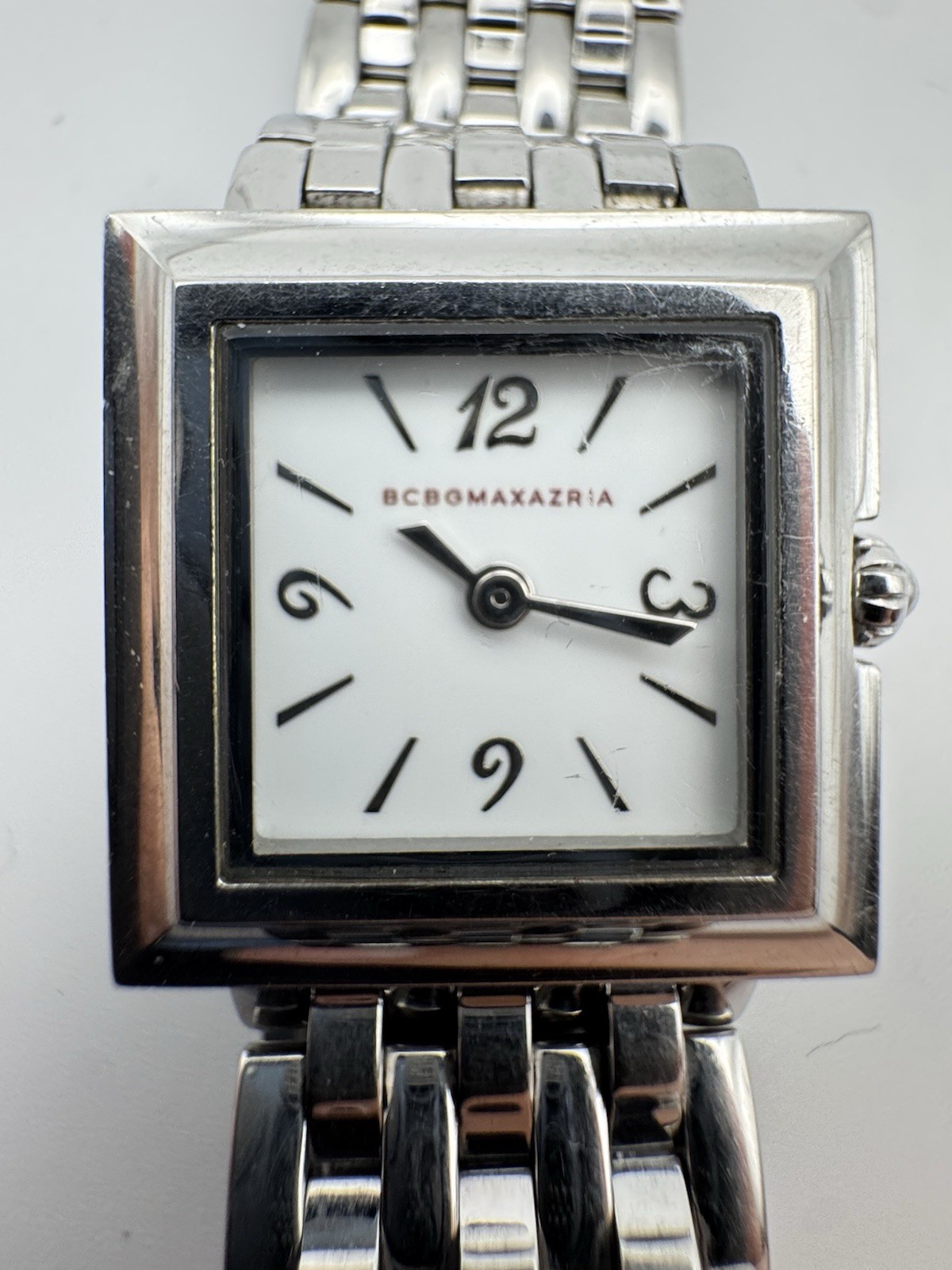 BCBCMAXAZRIA Women’s Stainless St 21x21mm Rectangle Water Resist 3 ATM