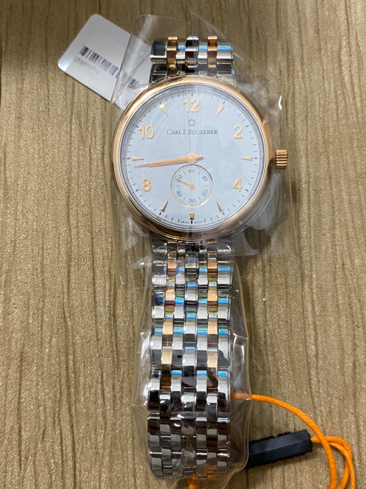 CARL F BUCHERER Adamavi Hand Wind Small Seconds 18k Gold Stainless steel Watch