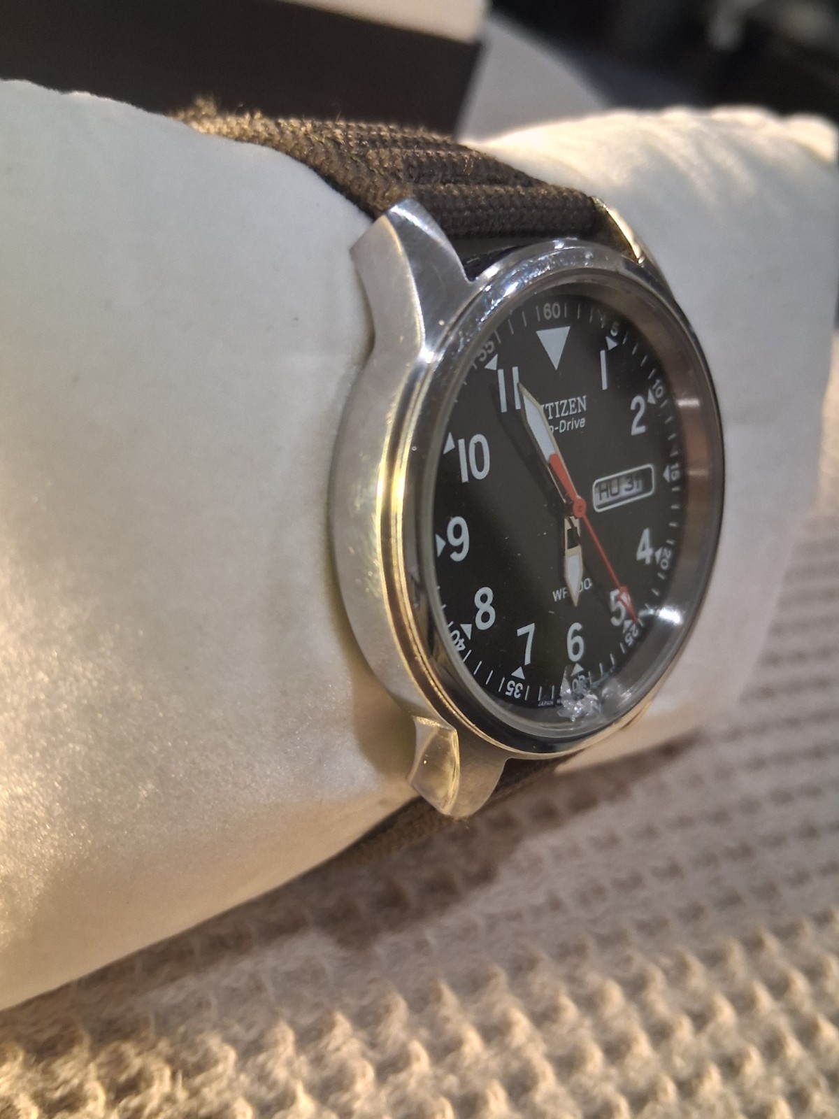 Citizen Military Men’s Eco-Drive Watch – BM8180-03E Face Is Broke