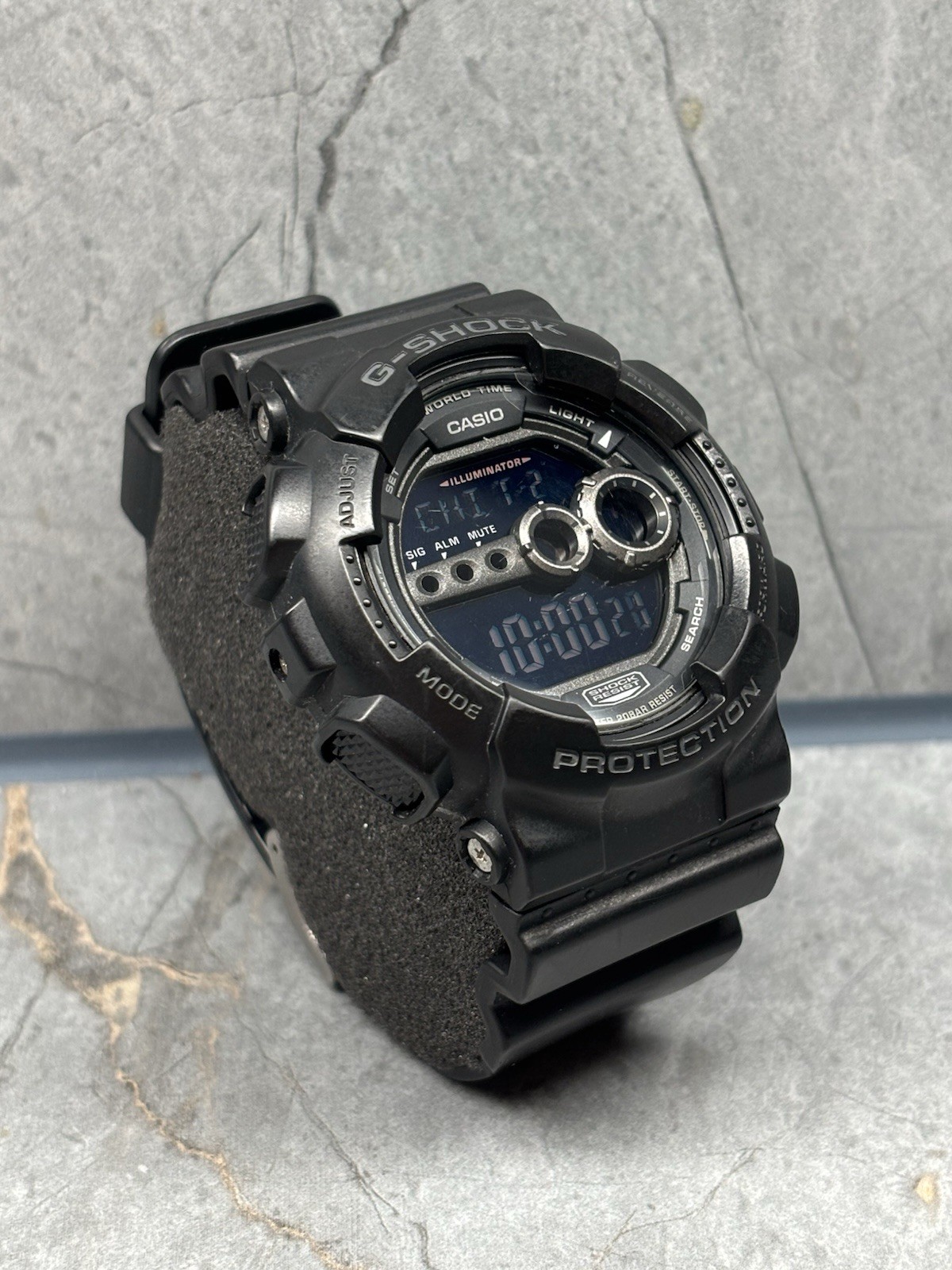Casio G Shock Watch Men Digital Black 3263 GD-100 Water Resistant