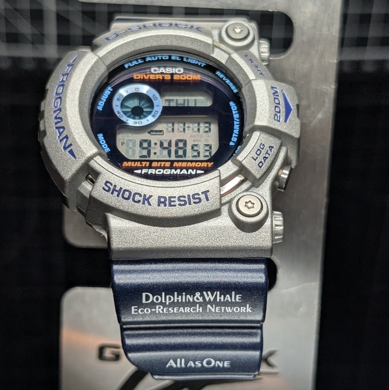 Casio G-Shock ICERC GW-200 Solar Titanium Screwback Blue Grey Master GW-200K-2