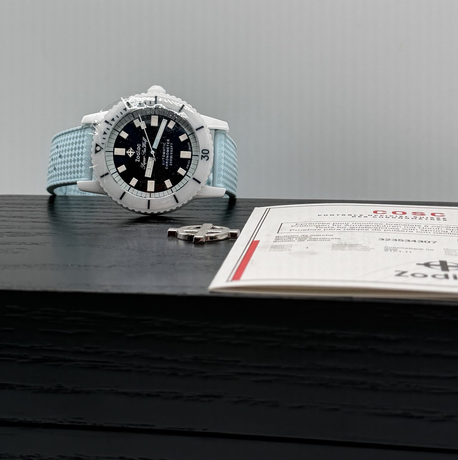 *Brand New* Zodiac Super Sea Wolf Ceramic Men’s Swiss Automatic Watch – ZO9590