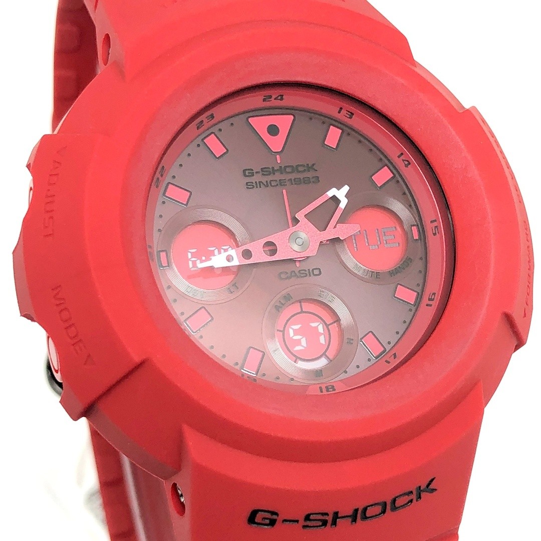 G-Shock AWG M535C 4A RED OUT 35th Anniversary Red Out Matte Finish Radio Solar A