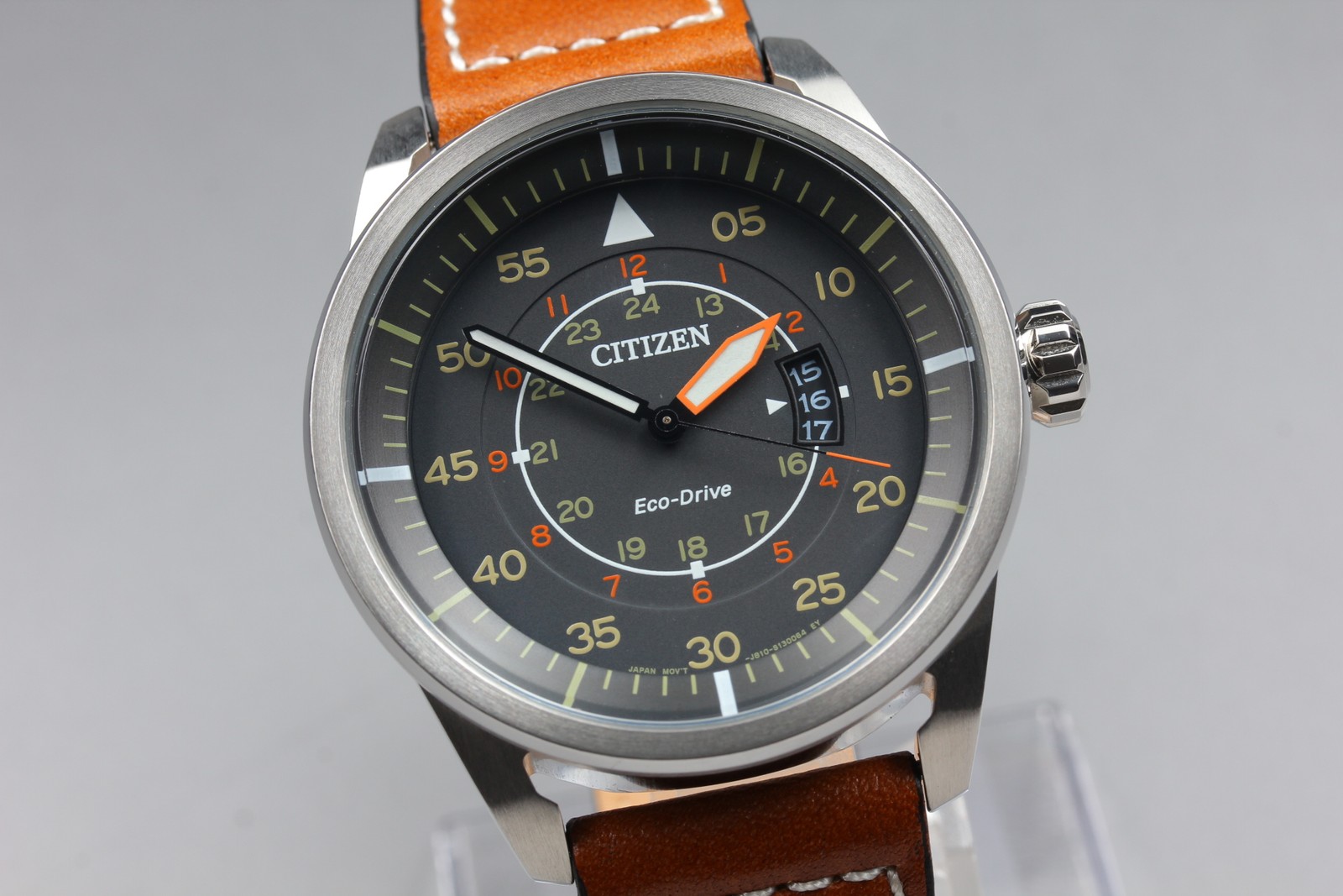 [MINT] CITIZEN ECO-DRIVE J810-S090822 MILITARY FIELD PILOT 24-HOUR MEN’S WATCH