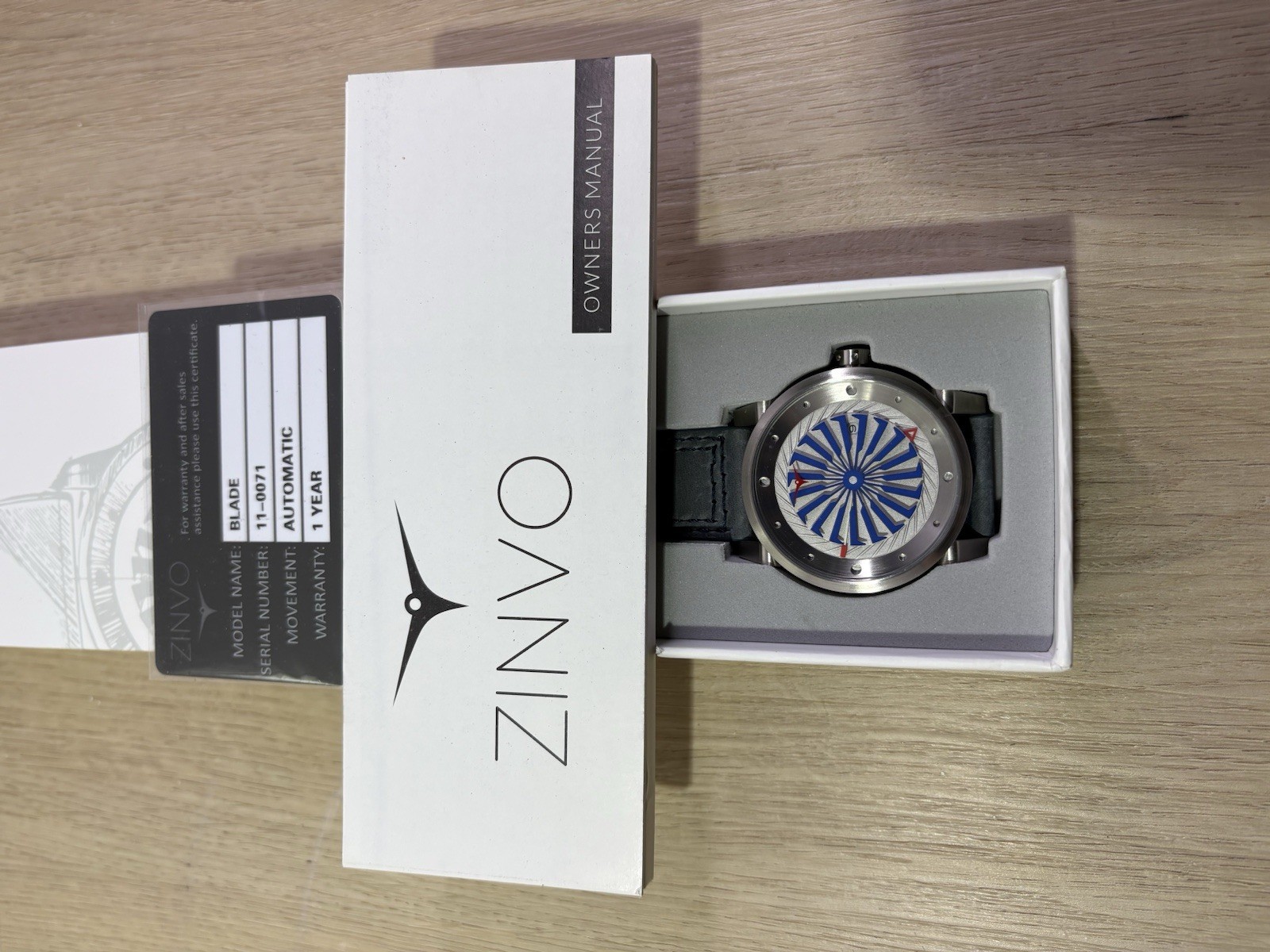 Zinvo Blade Marine Automatic Men’s Wristwatch Stainless Steel 44mm