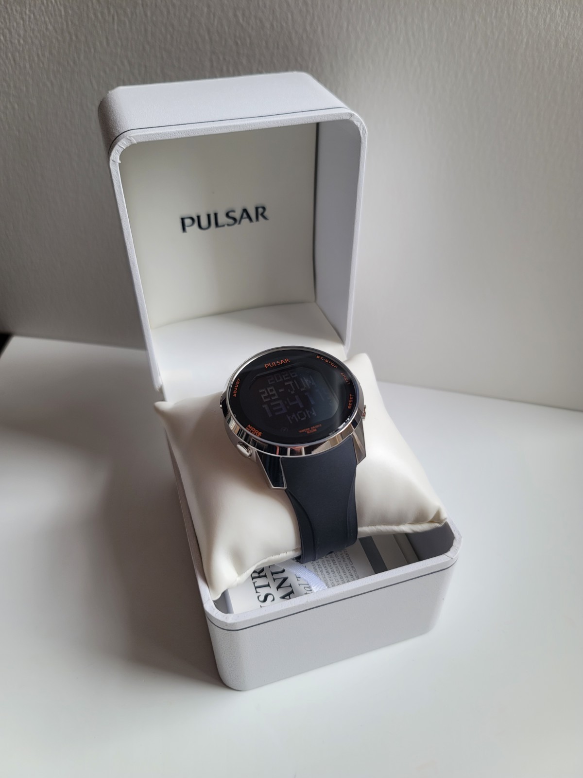 Pulsar by Seiko W861-X006 Digital World Time Chronograph Watch Boxed 100M Exc