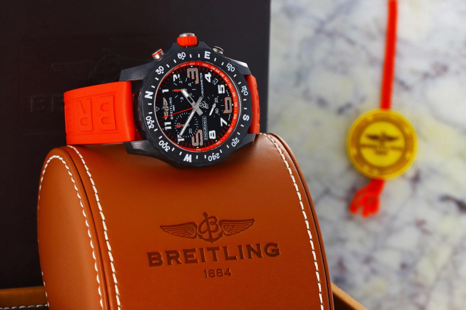 Breitling Endurance Pro Chronograph Orange 44mm – Black Polymer, X82310D91R1S1