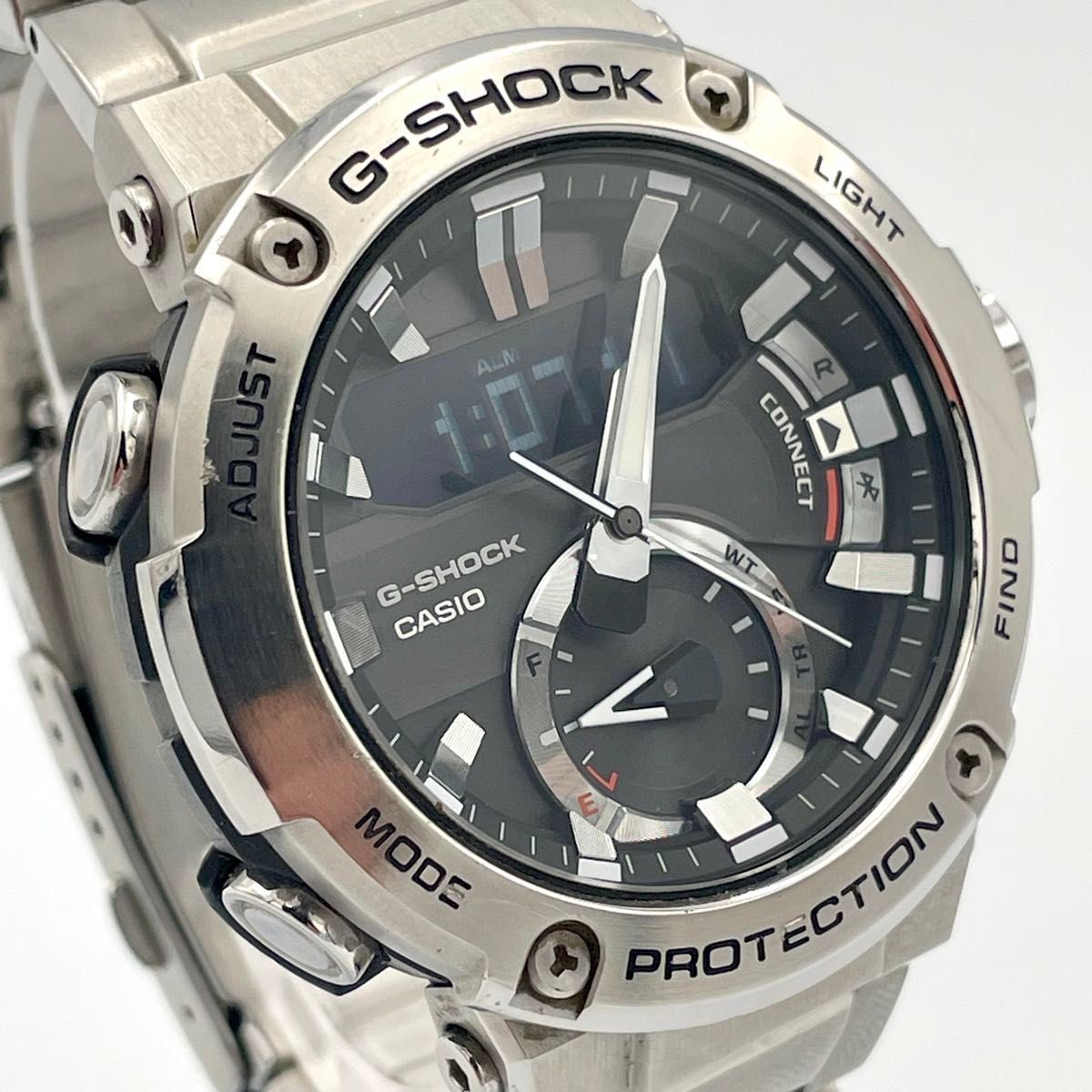 CASIO G SHOCK G Shock Wristwatch Ana Digi Metal Band Tough Solar GST B200D 1AJF