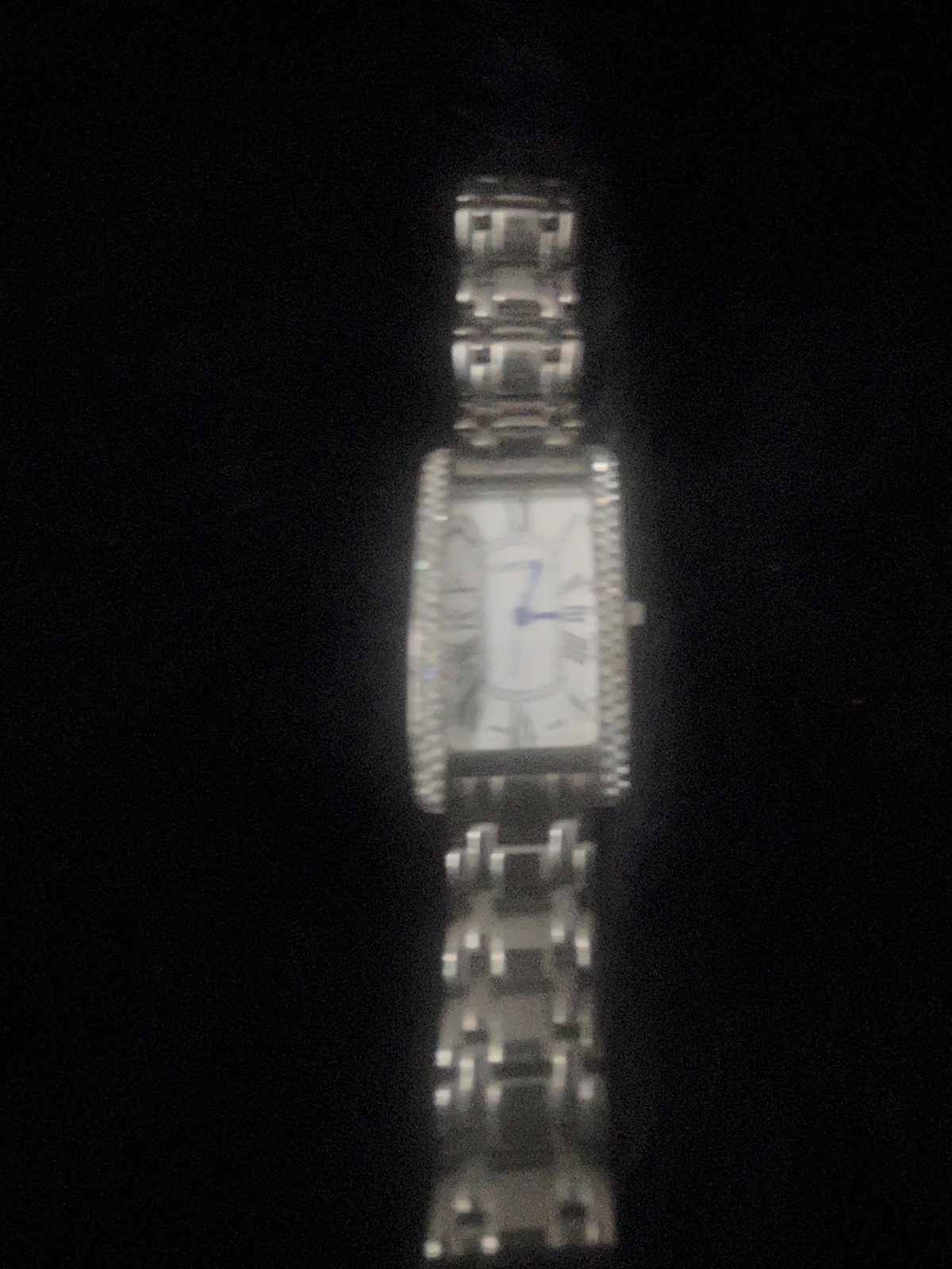 Women’s Cartier Tank Française 28mm Watch Diamond Bezel 18K White Gold 2366