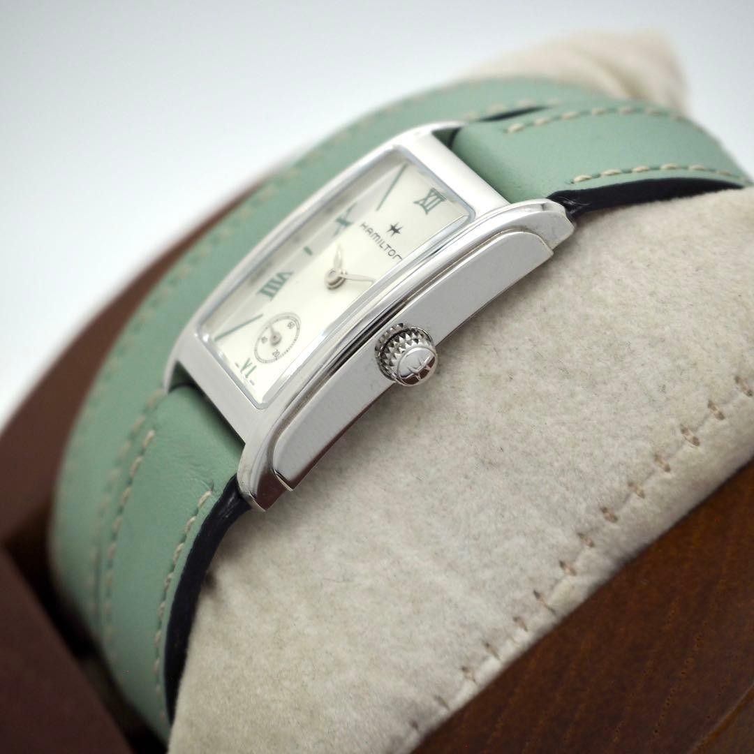 Hamilton Ardmore American Classic Watch 19mm 16.3cm Green Band