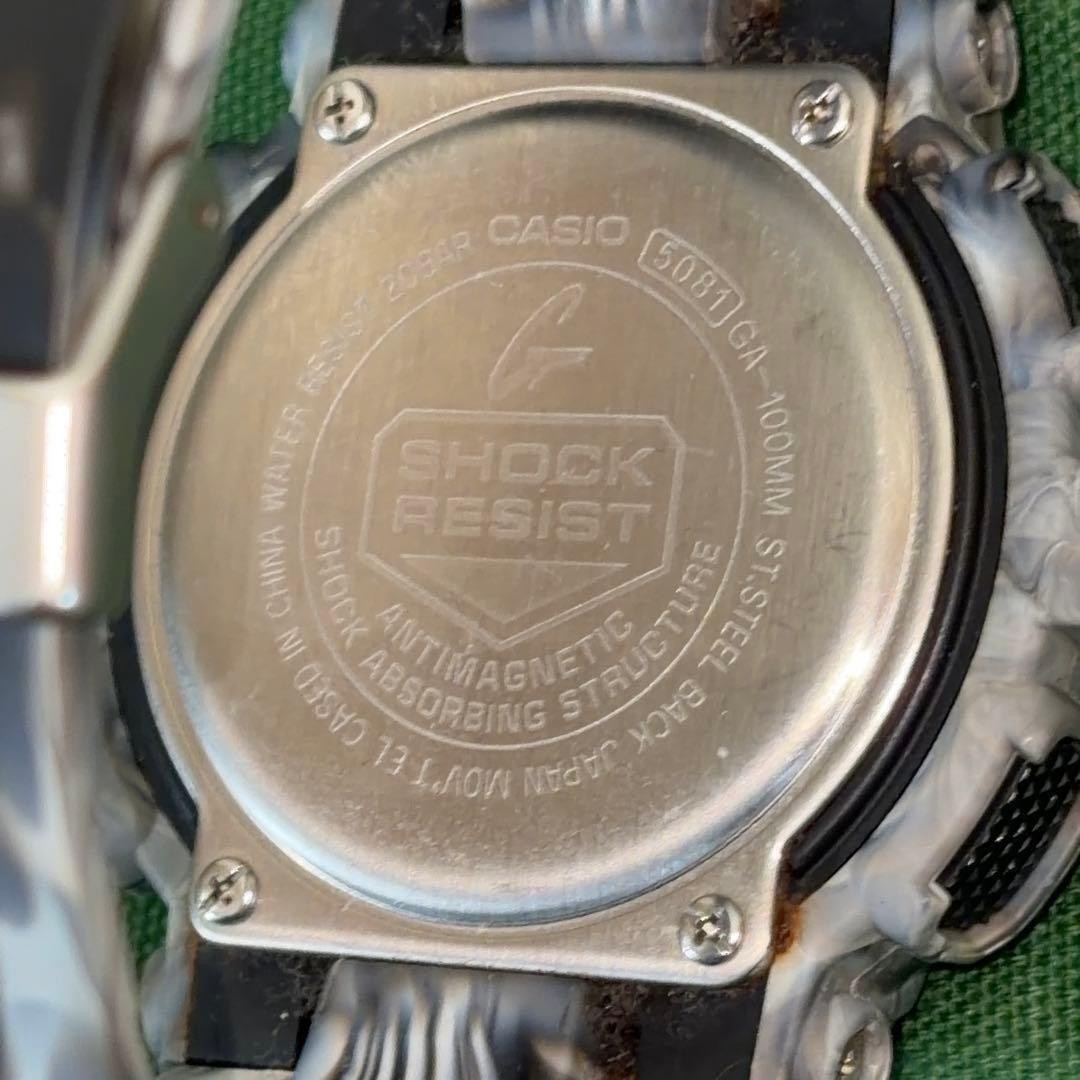 G SHOCK CAMOUFLAGE GA 100MM 8AJF Model