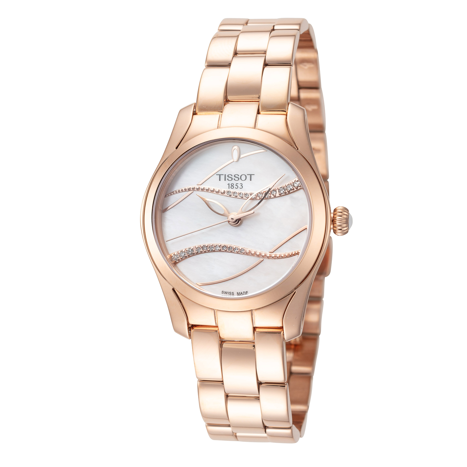 Tissot Women’s T1122103311100 T-Wave 30mm Quartz Watch