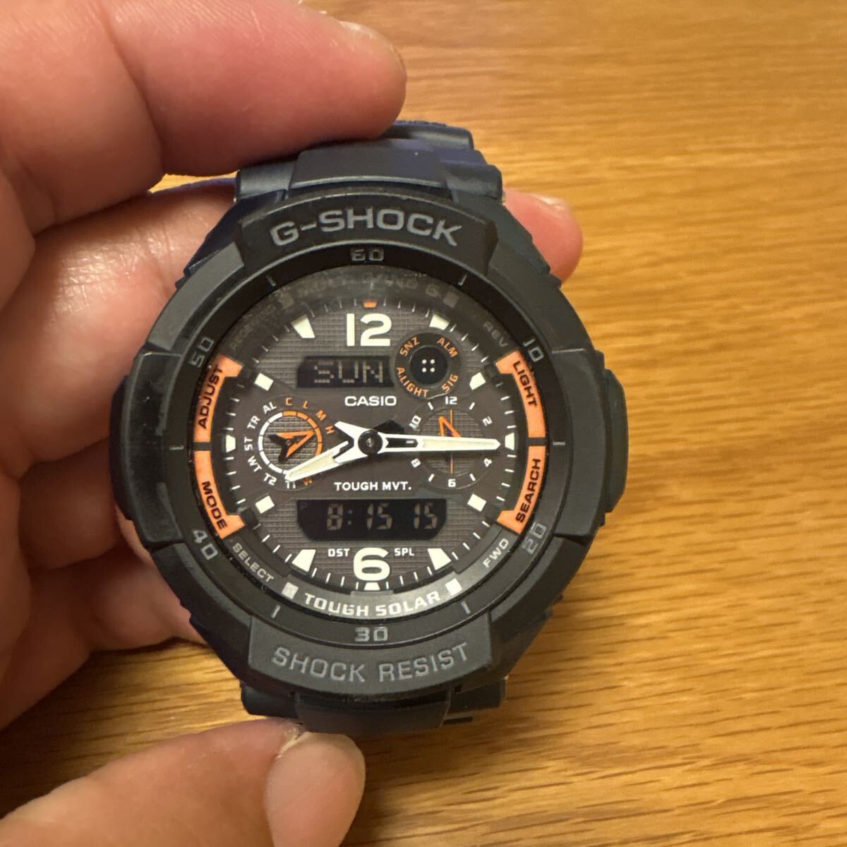 Casio G-Shock Sky Cockpit GW-3500B-1AJF Radio Solar Automatic 45mm Sports Watch