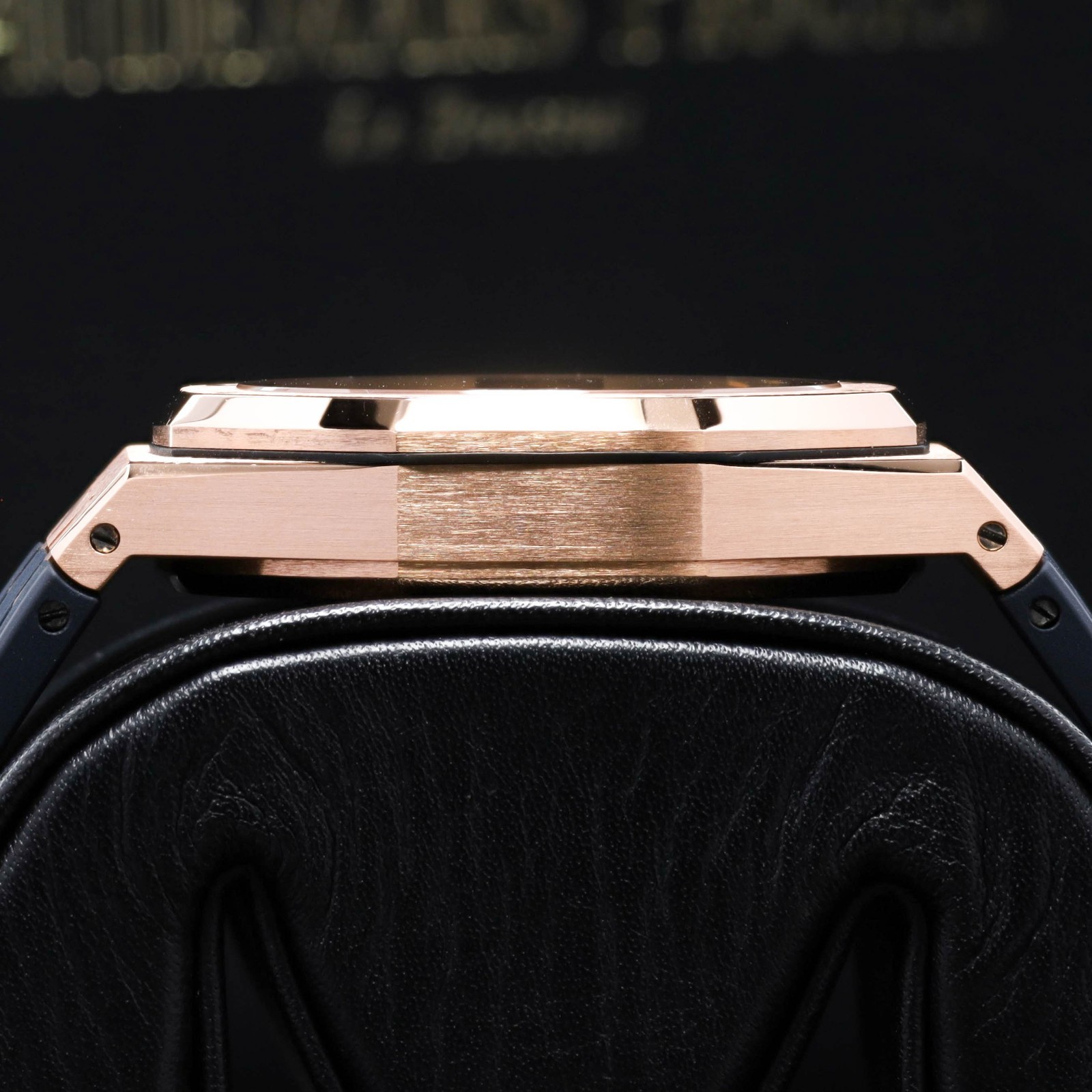 Audemars Piguet Royal Oak 39mm Rose Gold Silver Tapisserie Strap 26320OR