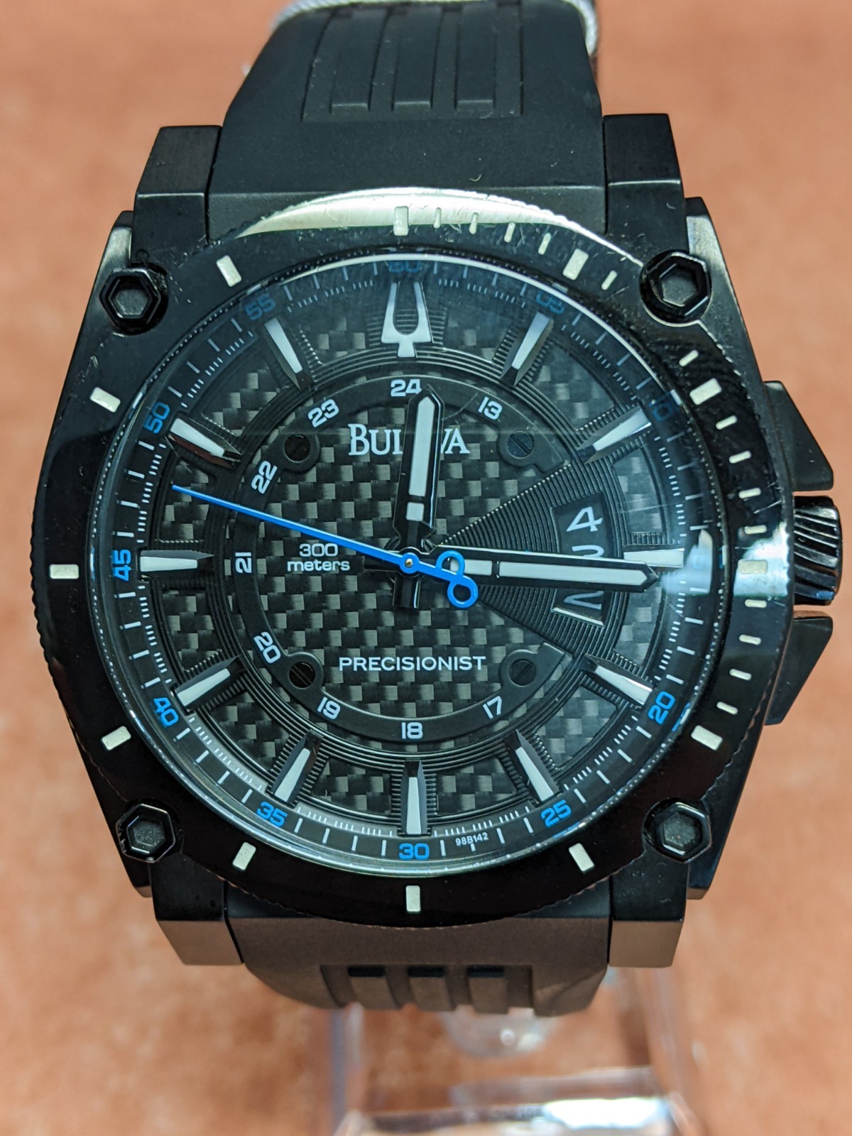 Bulova Precisionist Champlain C960944 ( 98B142 ) Rubber/Silicone Strap Working
