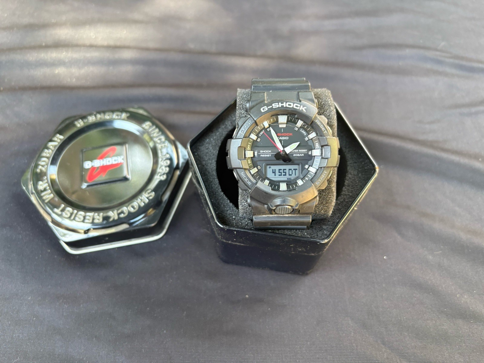 CASIO G-SHOCK GA-800-1AJF GA-800-1A Big Case Dual Time Stopwatch From Japan