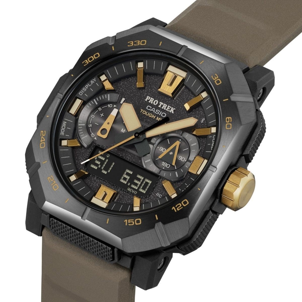 CASIO PRO TREK PRW-B1000-5JF Climber Line Radio Solar Analog Digital Men Watch