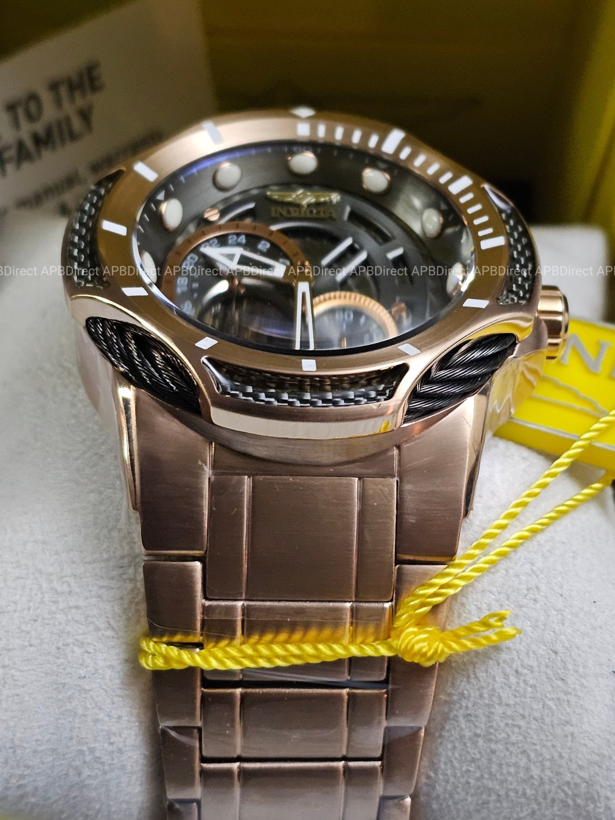 Invicta – BOLT – Automatic – Open ❤️ Heart Dial Rose Gold / Gunmetal mens watch
