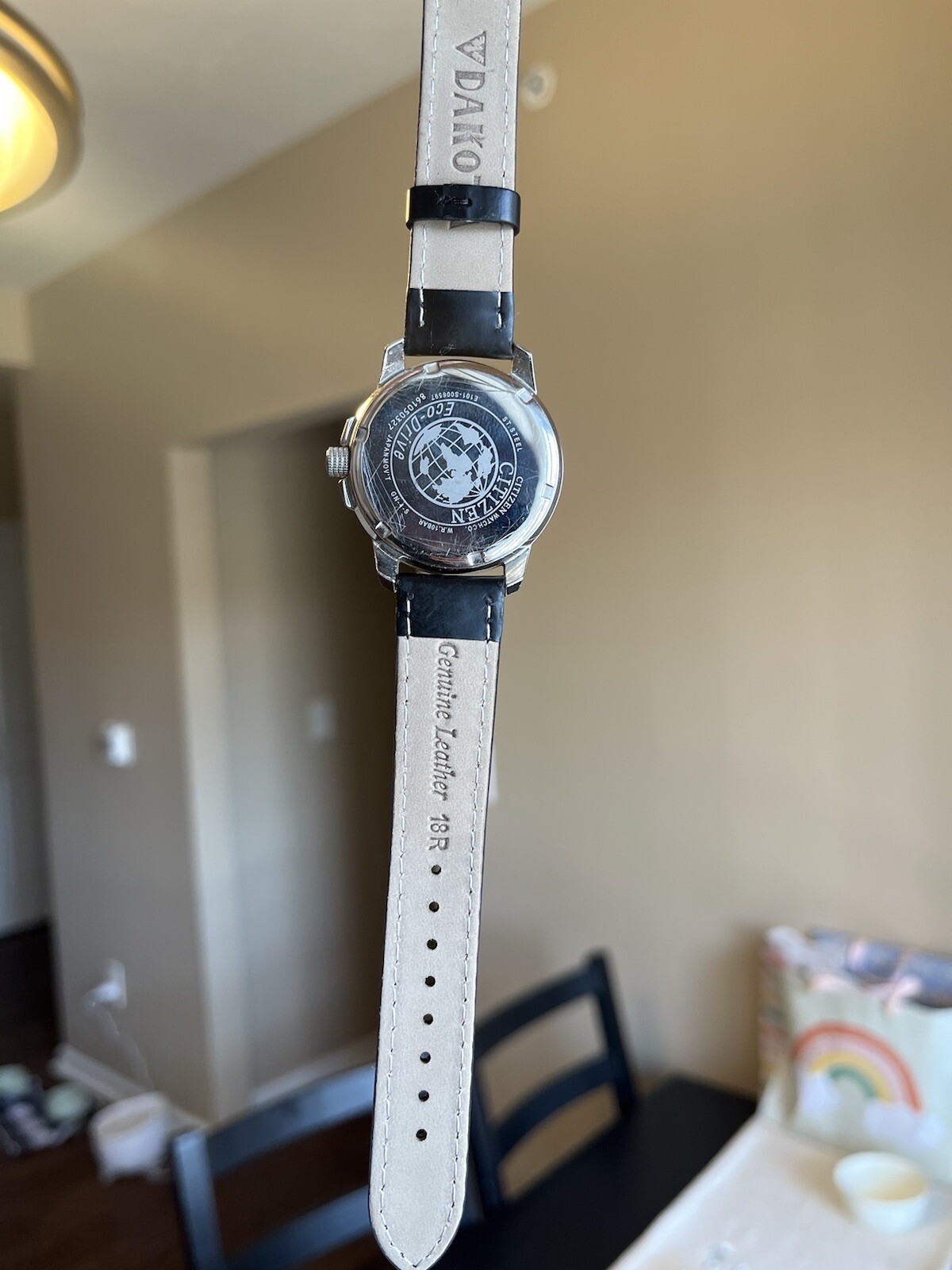 Citizen Garison Men’s Watch Black leather strap