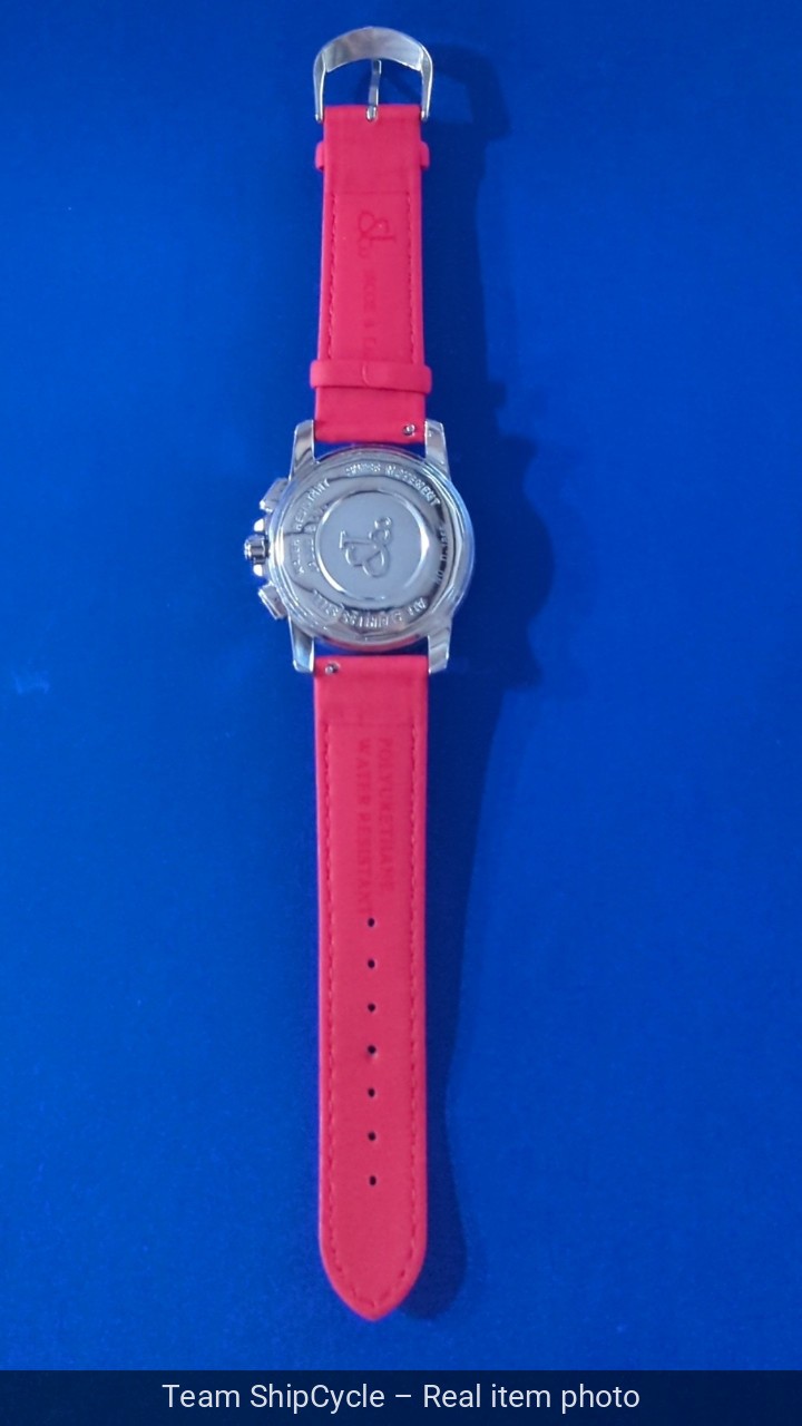JACOB AND CO CHRONOGRAPH WATCH 38mm Diamond Bezel Complete Box Extra Str G2U