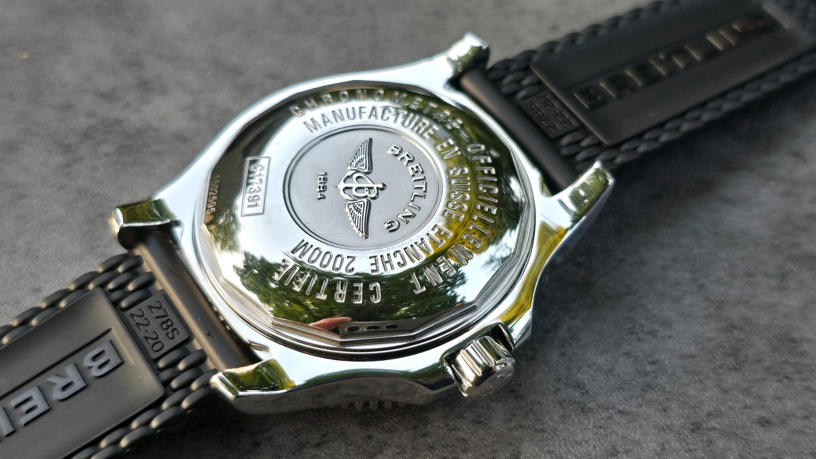 Breitling Superocean with Solid 18K Gold Bezel