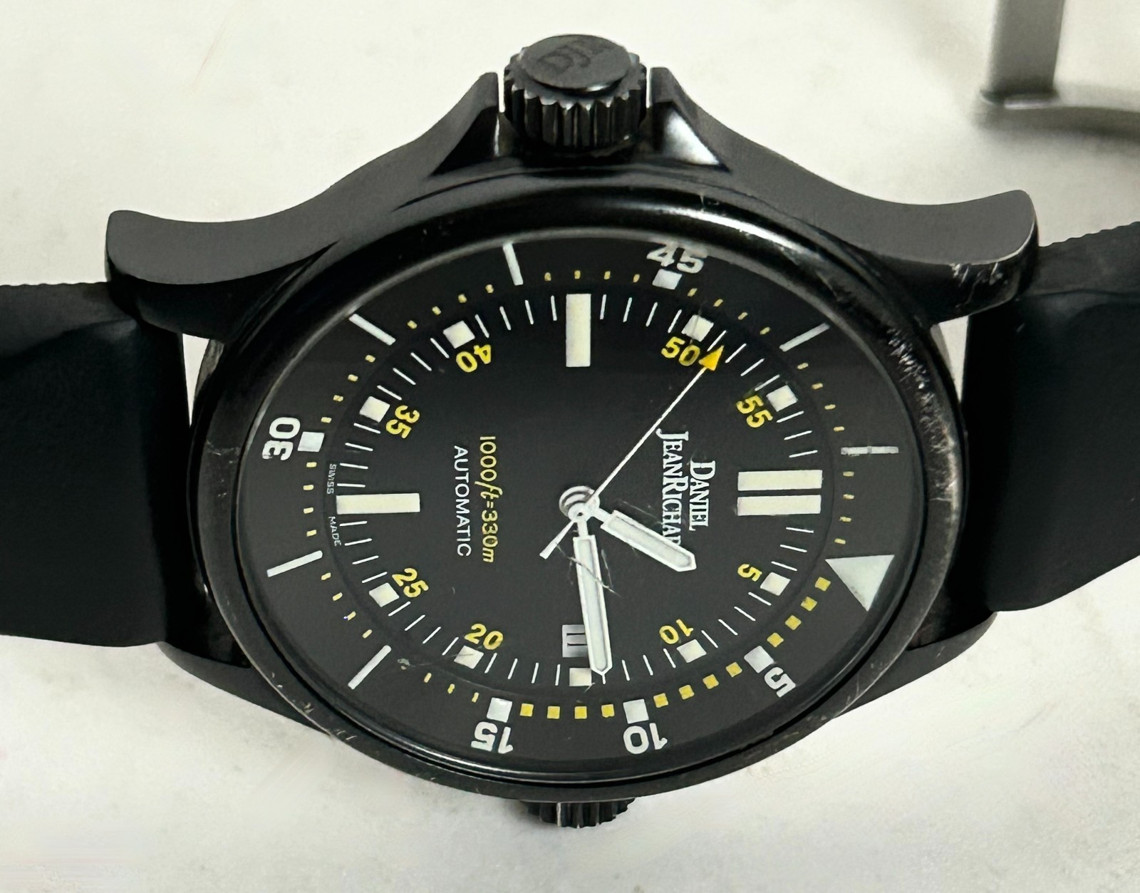 JeanRichard Diverscope 43mm PVD Auto Ref 24020 Full Set Box Papers