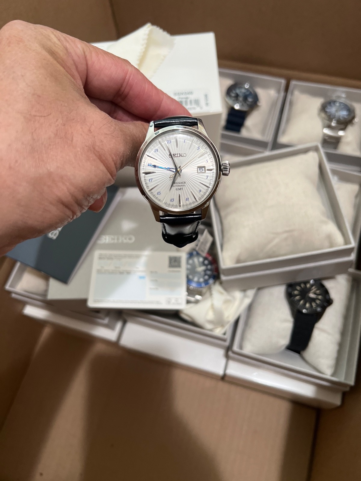 *Authentic⌚️Seiko Presage Cocktail Time GMT U.S. Special Auto Men’s Watch SSK049