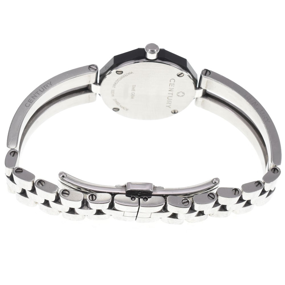 with paper CENTURY Time gem 606.7.Ｓ.AB1.11 8P diamond Quartz Ladies H#147673