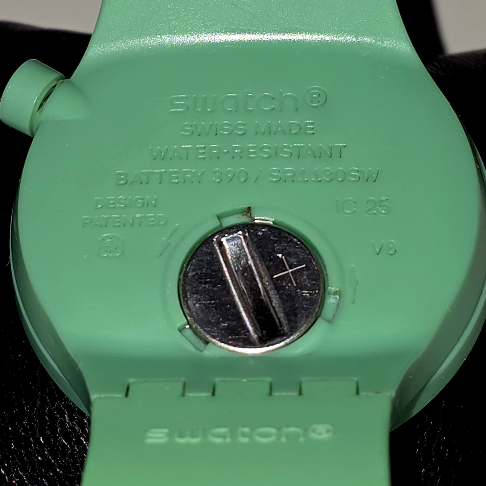Swatch Swiss Quartz Skeleton Watch – Mint Green – 2012 Model