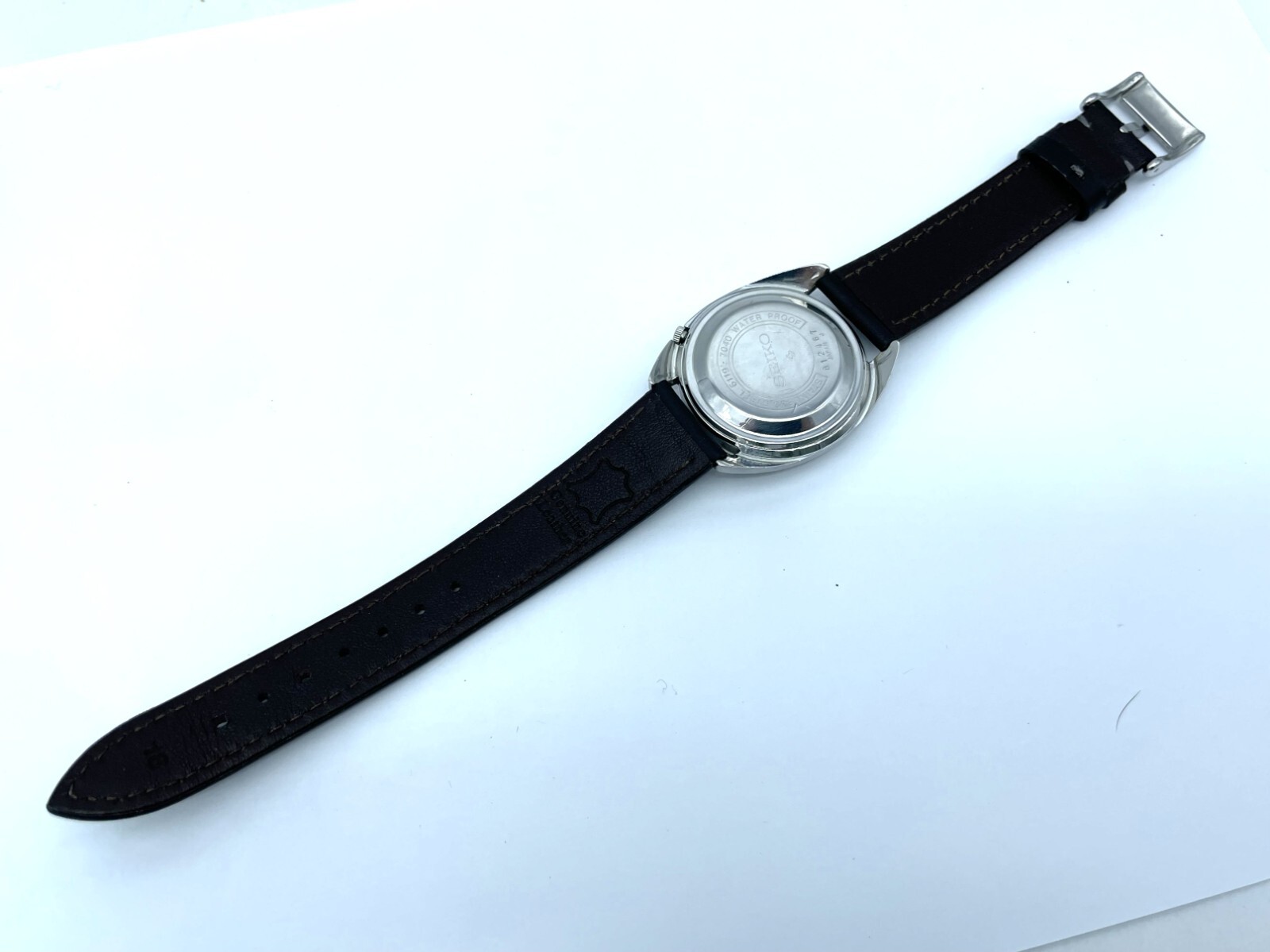 Vintage UKIYOE SEIKO 5 Automatic Watch New Glass Shouen Uemura Jonomai