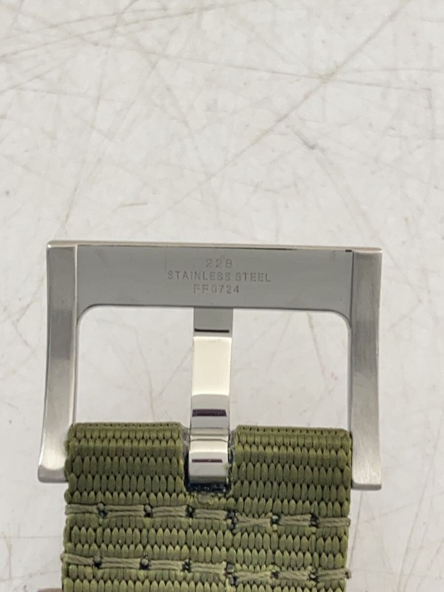 HAMILTON Quartz Watch Analog Nylon BLK KHK SS H694390