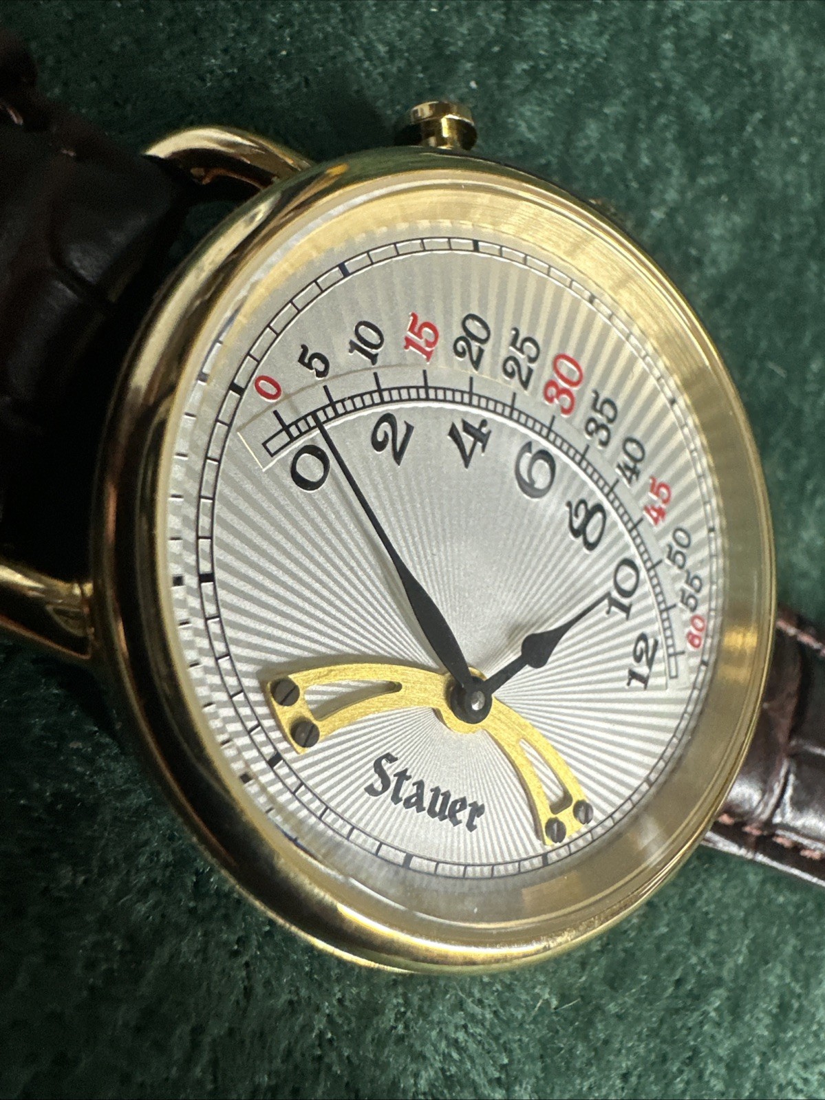 *NOT RUNNING* STAUER RETROGRADE 55091 WRIST WATCH