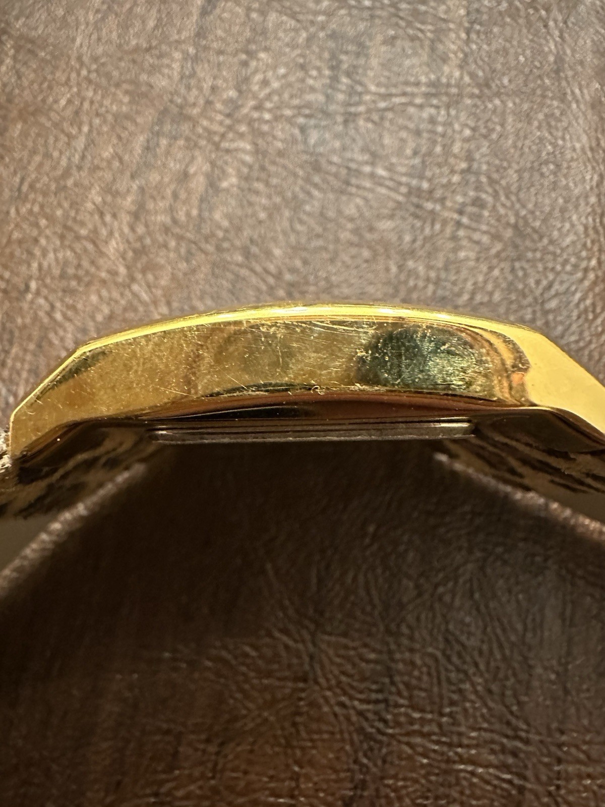 VTG Joan Rivers Classics Coll. Watch (New Battery) Leopard Print Band Gold Toned