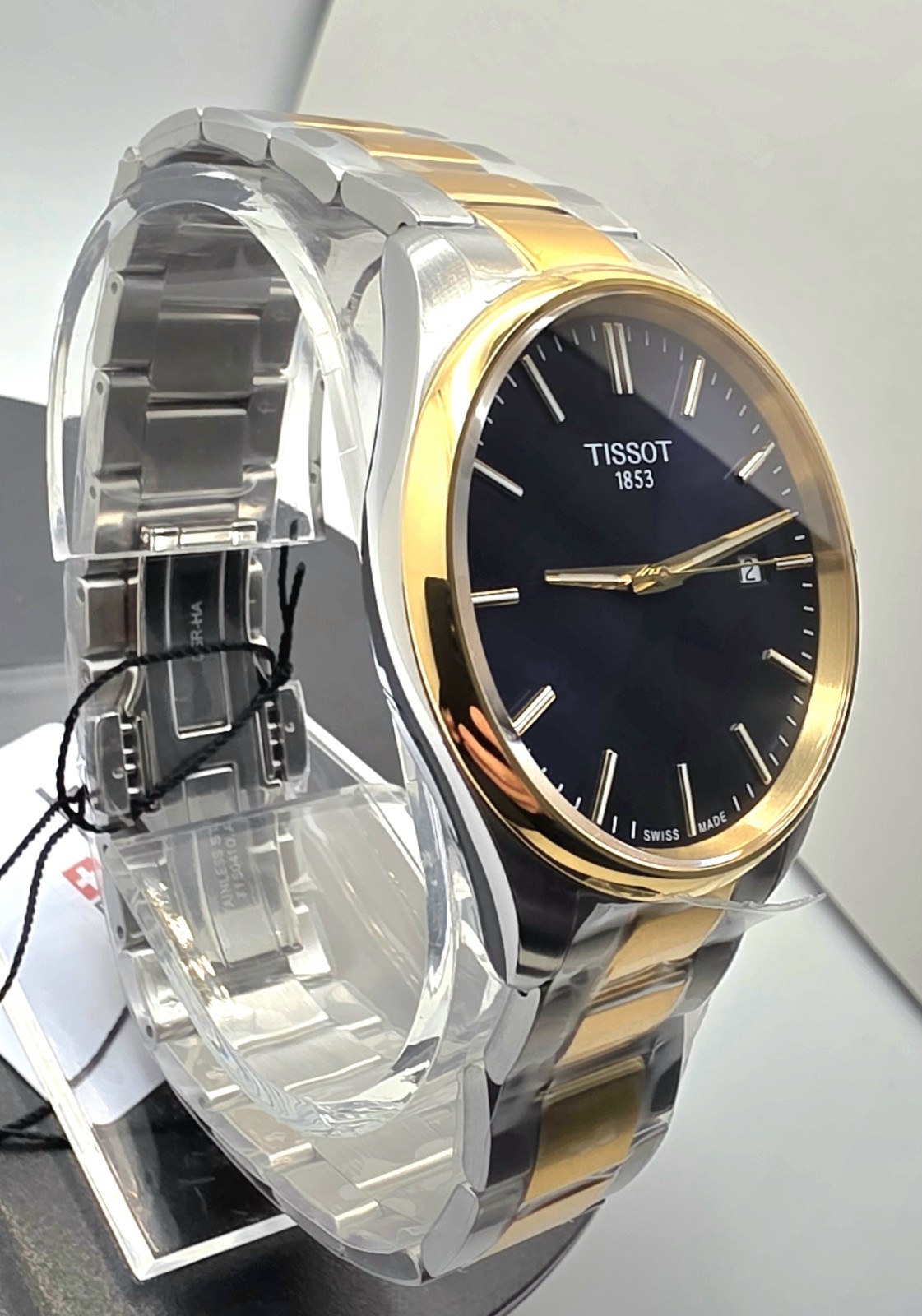 Tissot PR 100 Navy Blue Dial Two-Toned Men’s Watch T150.410.22.041.00