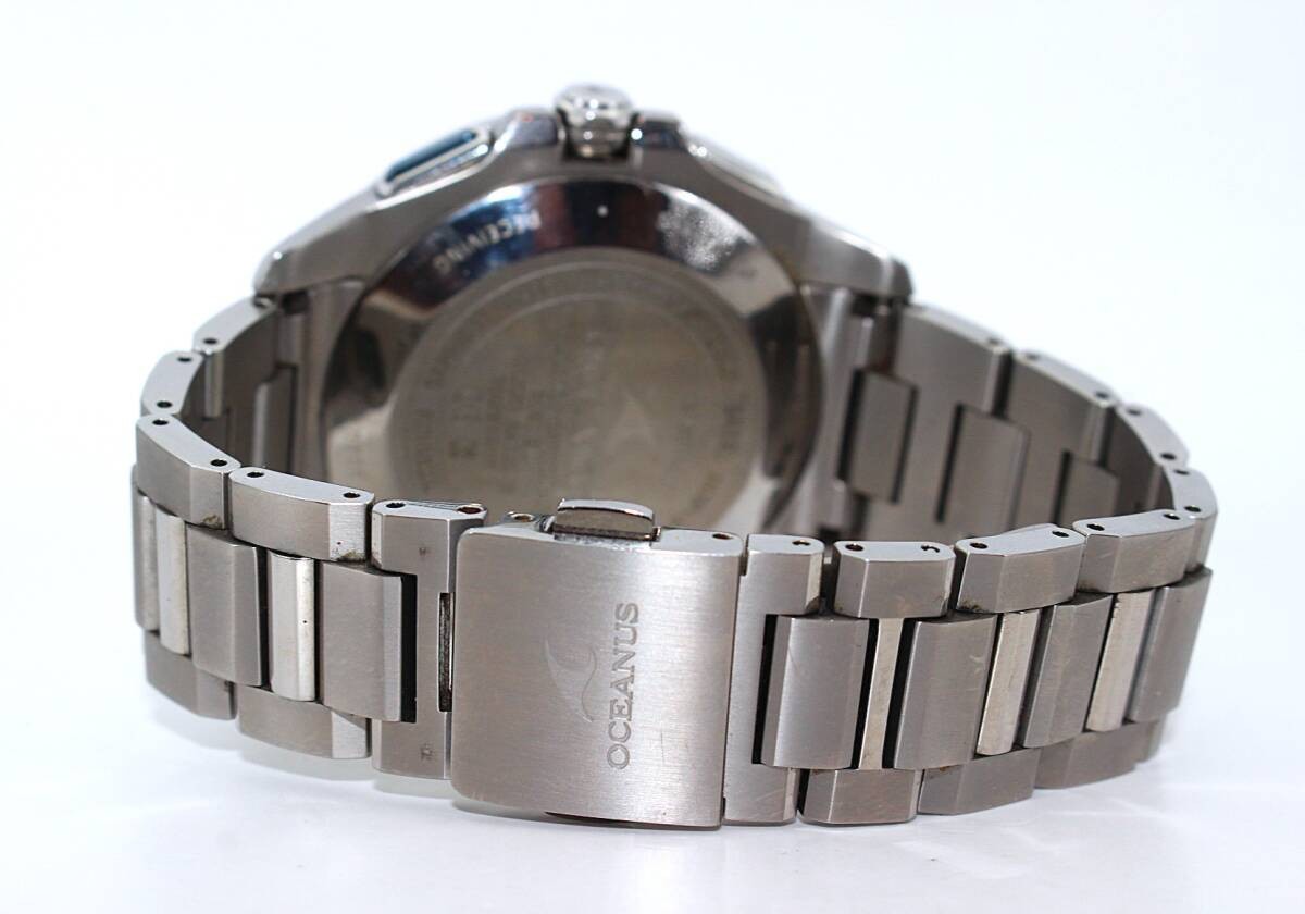 VRW 2043′ Watch CASIO OCW G1000 OCEANUS BL Dial Men’s Solar Working Item