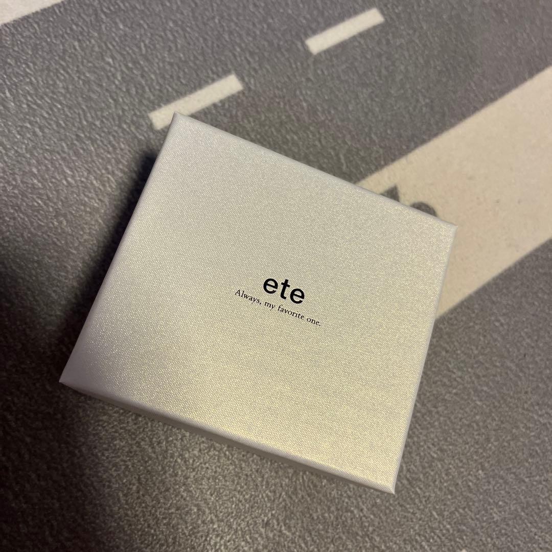 Ete Watch Silver Dial Gray Leather Band Classic Elegant Design with Box