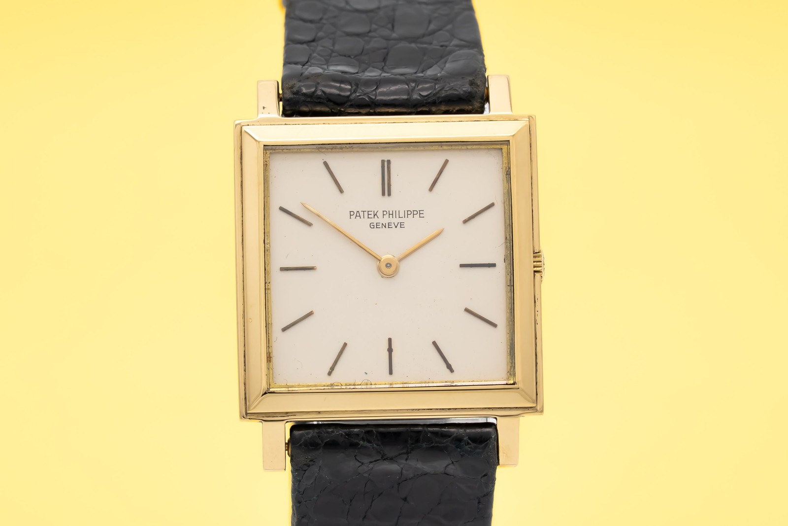Patek Philippe Gondolo Silver Dial on Leather 3490