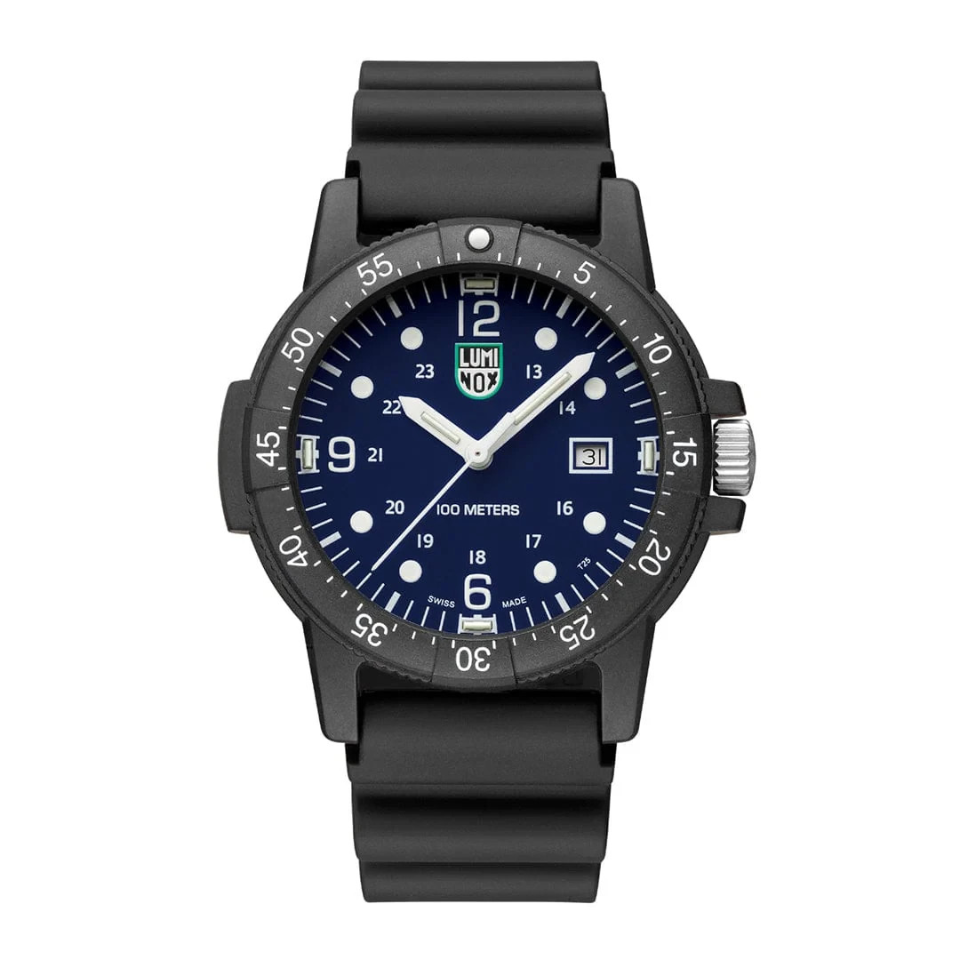 Luminox Men’s Sea Bass CARBONOX Blue Dial Rubber Strap Watch – X2.2003 NEW