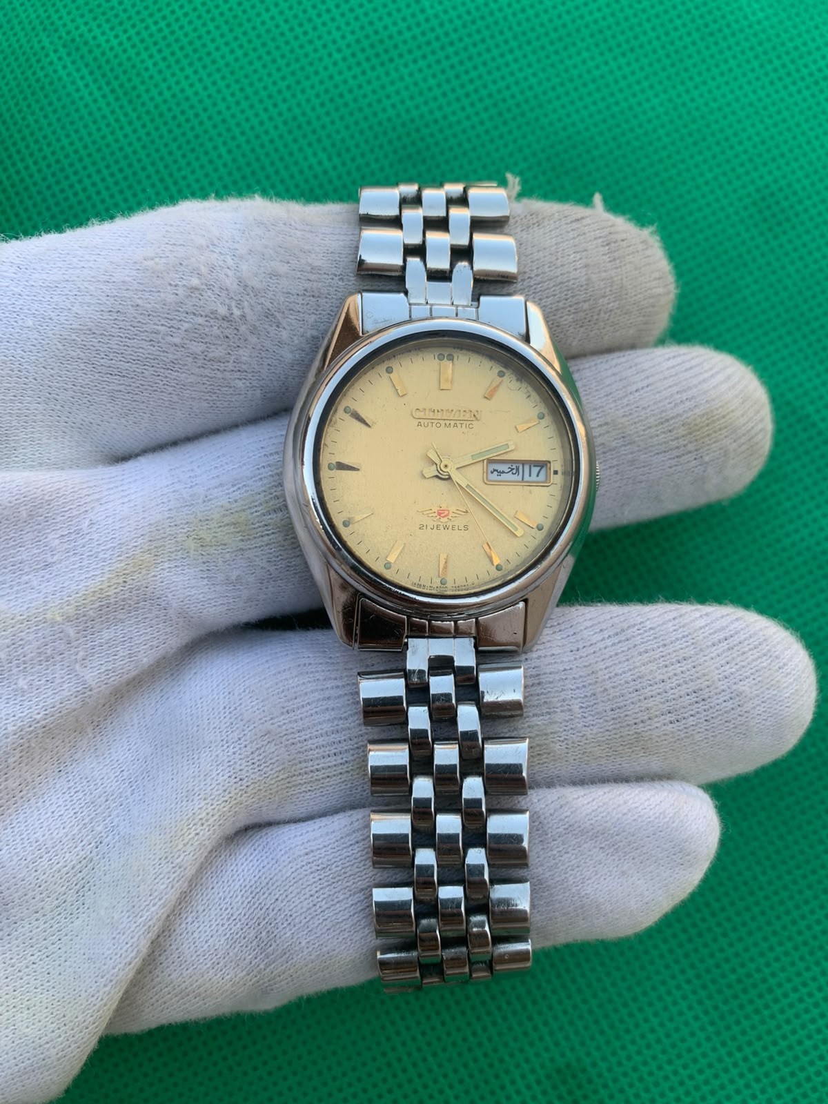 Vintage Citizen Automatic Stainless Steel men Wristwatch made in Japan