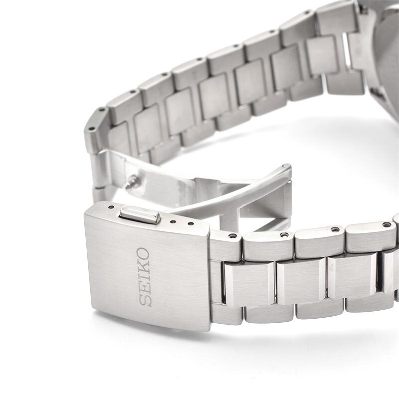 SEIKO SELECTION S SBTM347 Stainless Steel Radio Solar Watch Gray Dial 39.8mm