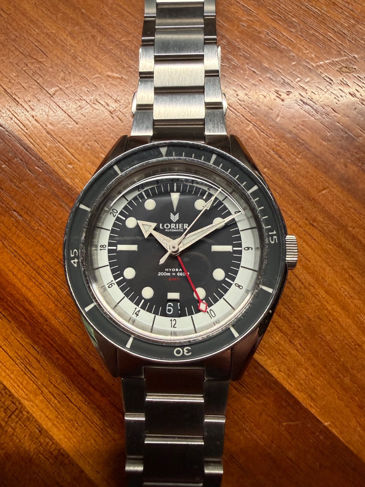 Lorier Hydra SIII GMT Automatic Watch- Miyota 9075 – Flyer GMT- 41MM case