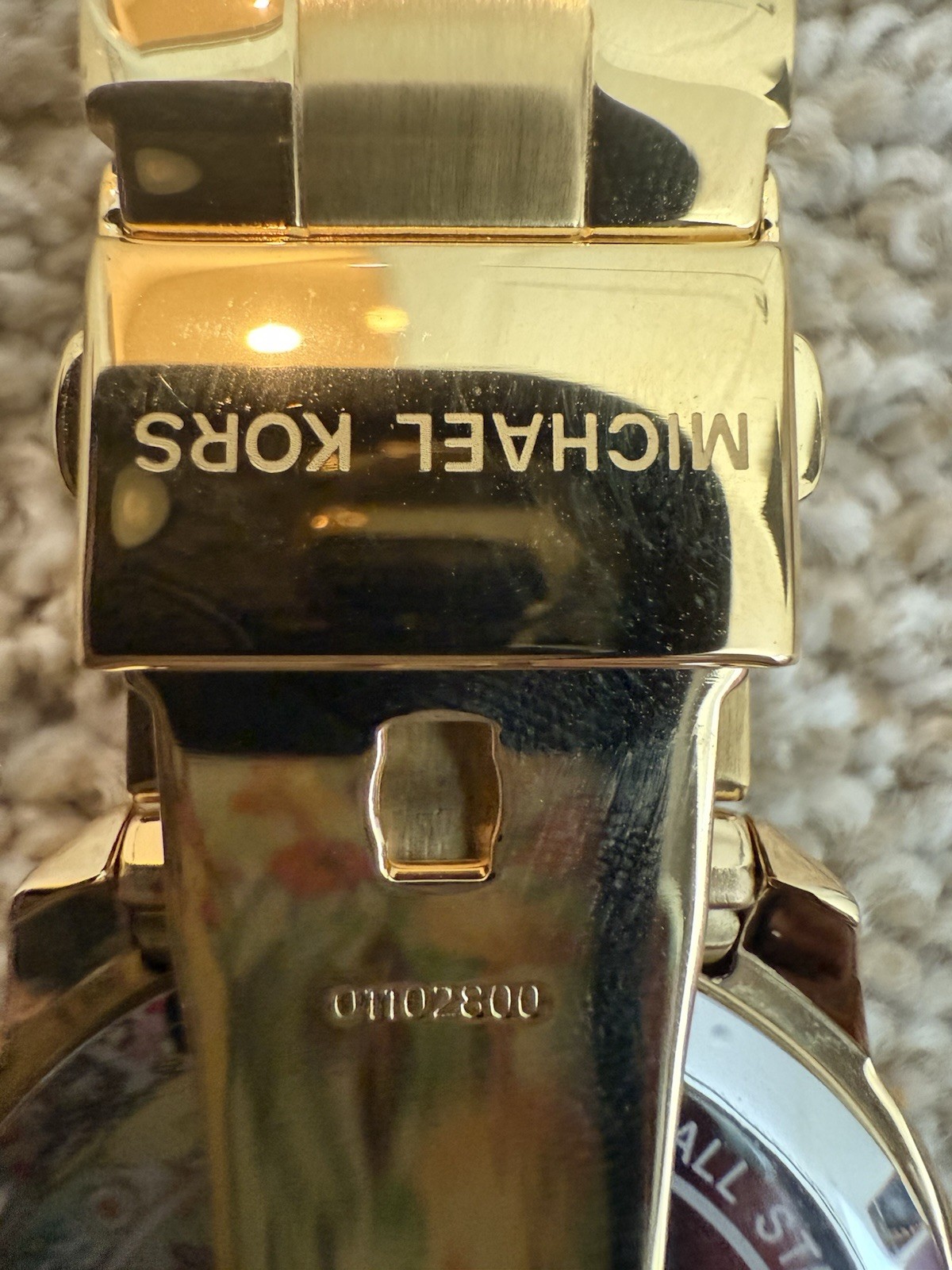 Women’s Michael Kors Gold-Tone Wrist Watch w/ Box