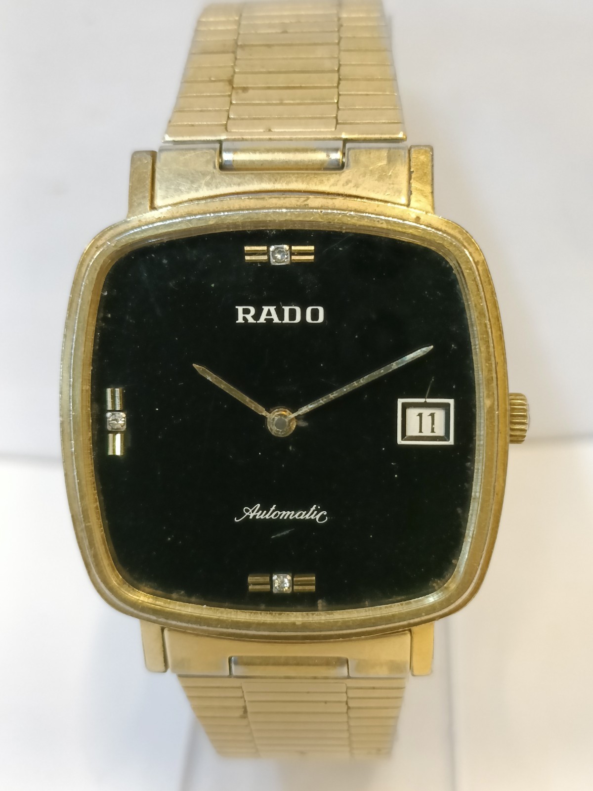 VINATGE RADO AUTOMATIC BLACK DIAL 634.7925.2 SWISS MEN’S WORKING CONDITION