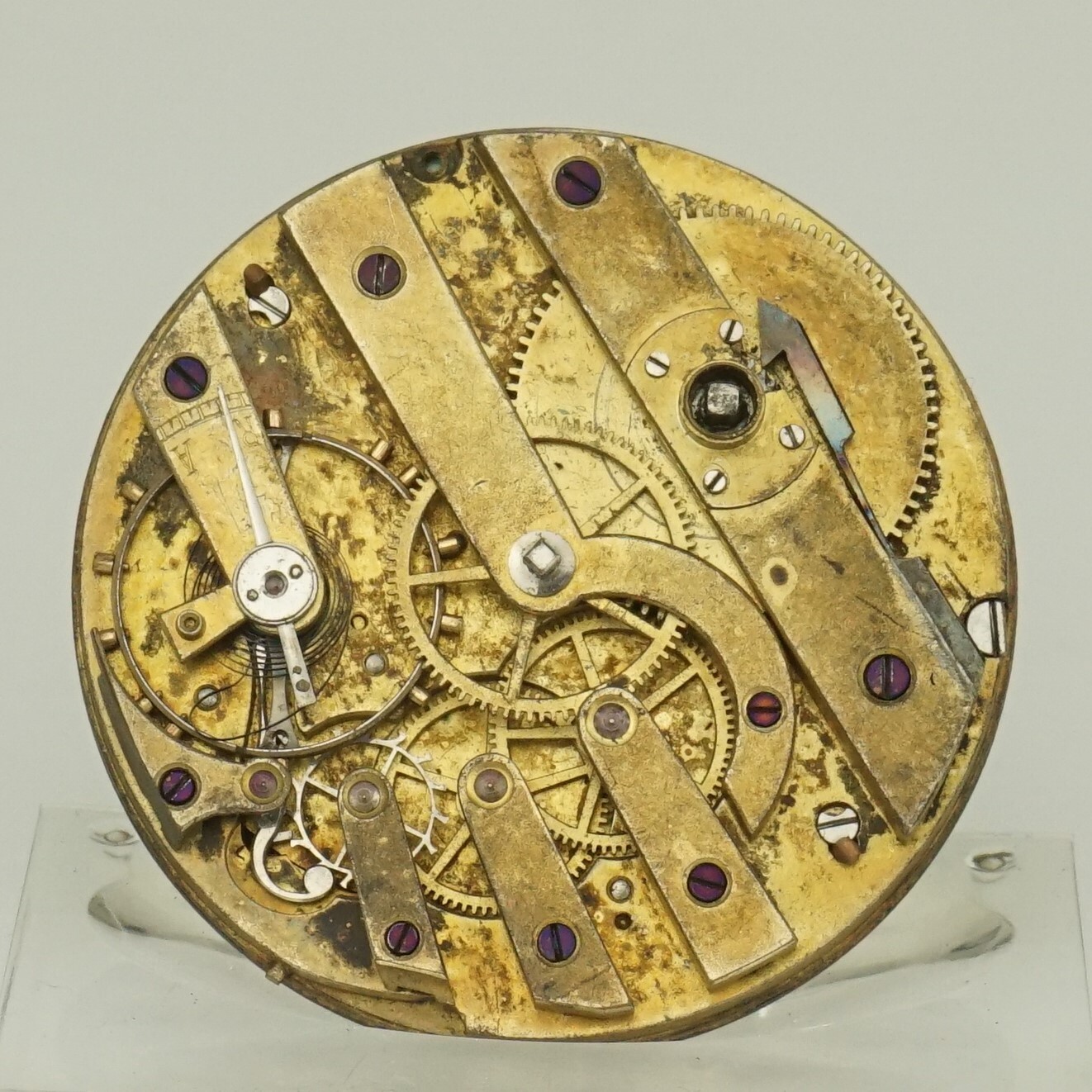 Rare! Pocket Watch Movement Men’s no fusee duplex chronometer no repeater RAR